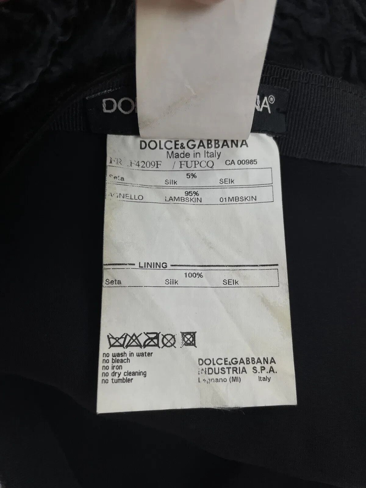 Dolce & Gabbana VINTAGE 2000s Dolce&Gabbana LAMBSKIN SILK SKIRT ARCHIVE Size 27" / US 4 / IT 40 - 12 Thumbnail