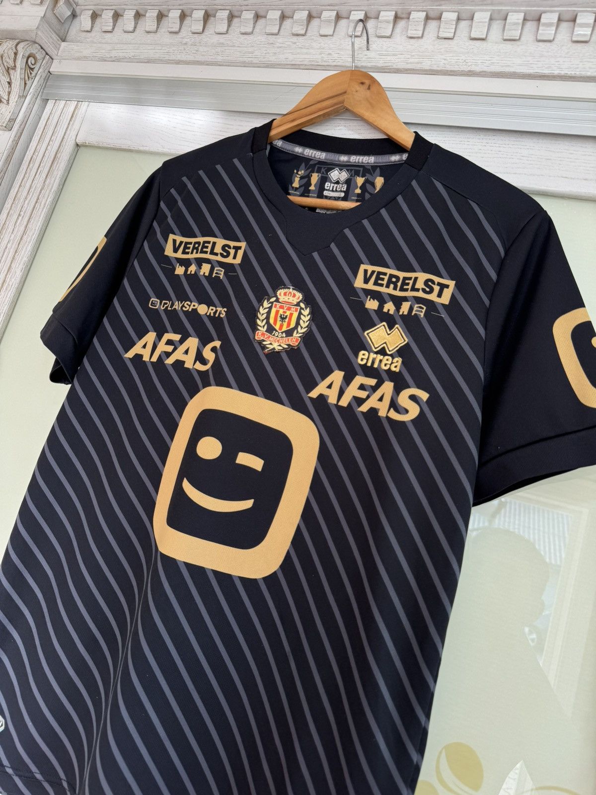 Errea Mechelen 2021-2022 Away Soccer Jersey Football Kit Shirt Size US L / EU 52-54 / 3 - 5 Thumbnail
