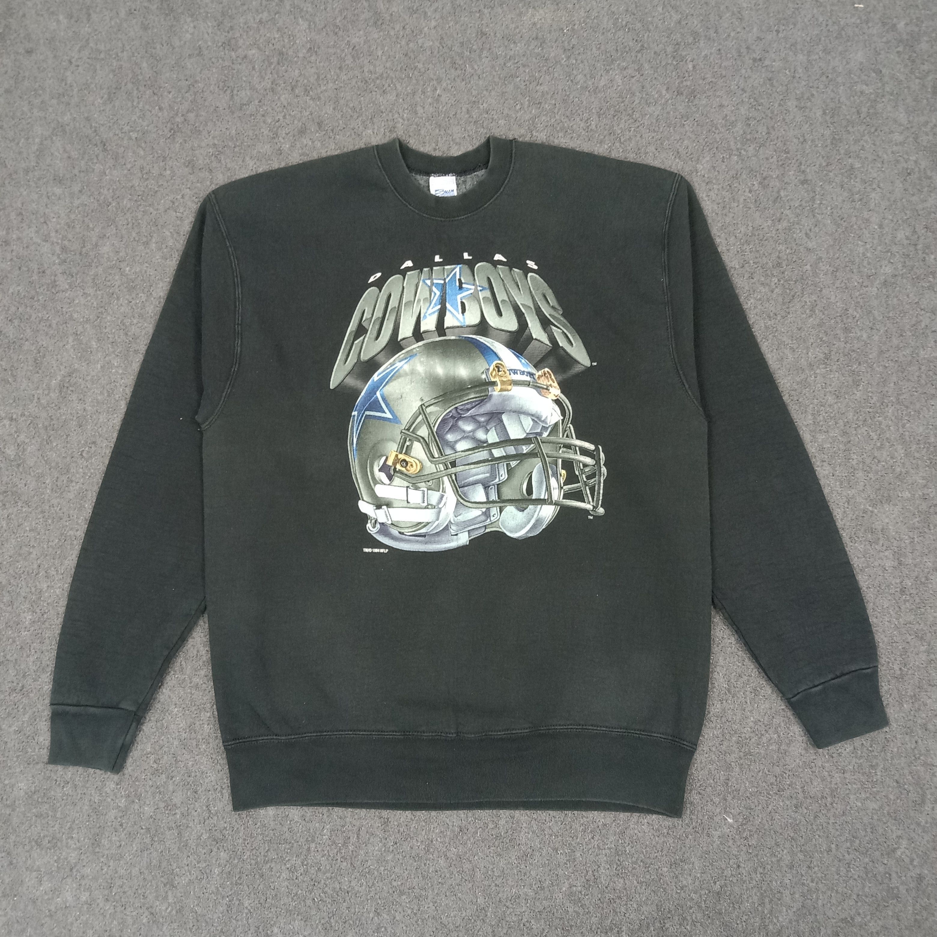 Salem Sportswear Dallas Cowboys 90's Football Team Sweatshirt C262N18 Size US L / EU 52-54 / 3 - 1 Thumbnail