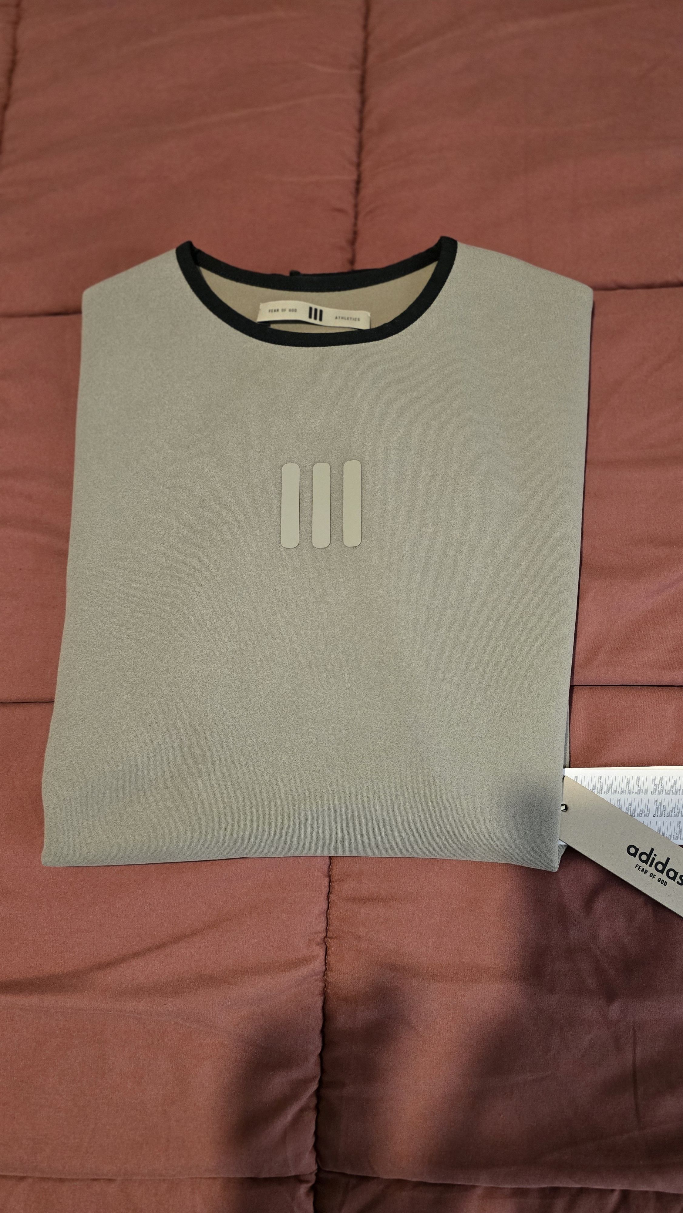 Adidas Adidas x Fear of God Athletics Crewneck Sweatshirt - Clay Size US M / EU 48-50 / 2 - 12 Thumbnail