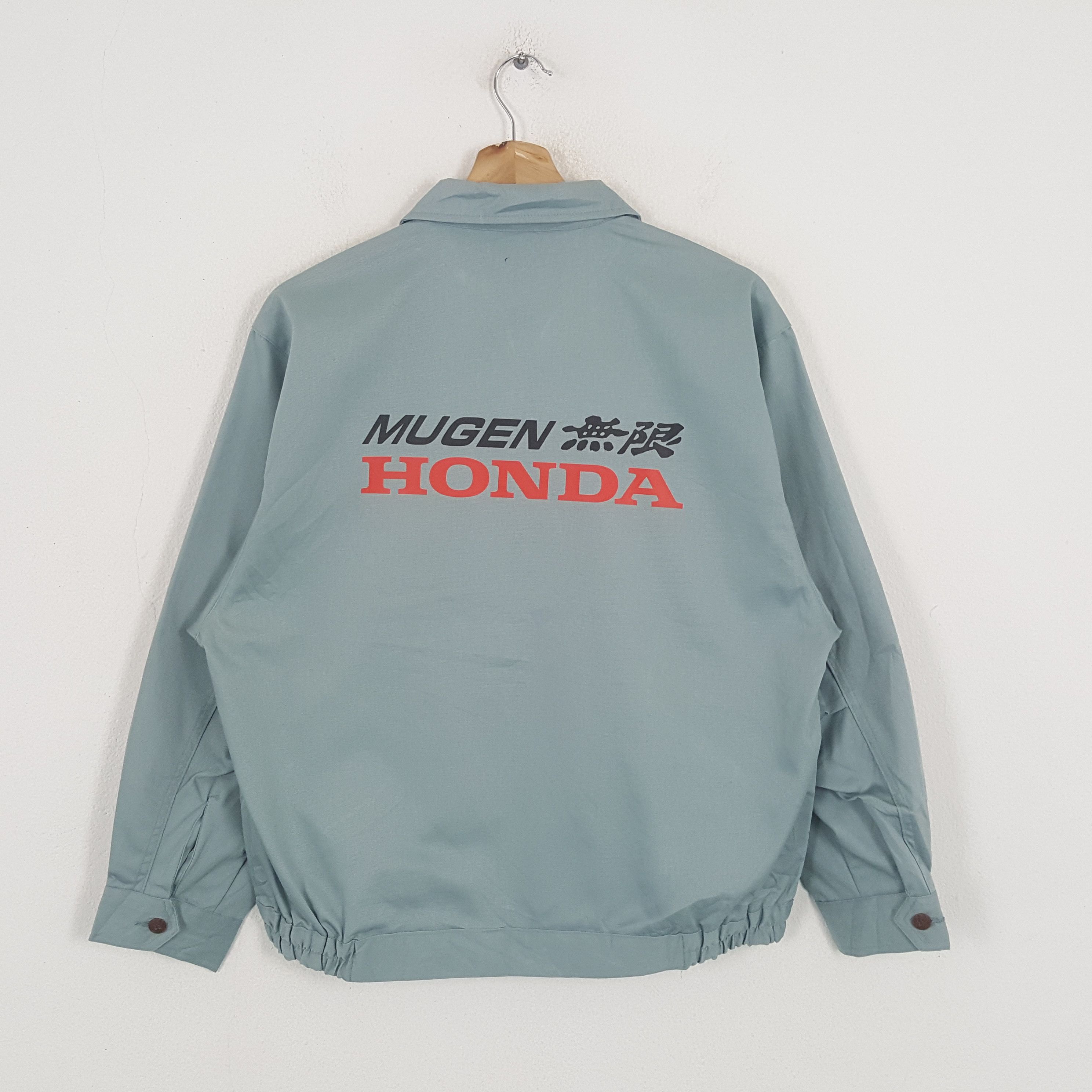 Japanese Brand × Vintage Vintage HONDA Mugen Japanese Racing Team Custom Jacket Size US M / EU 48-50 / 2 - 1 Thumbnail