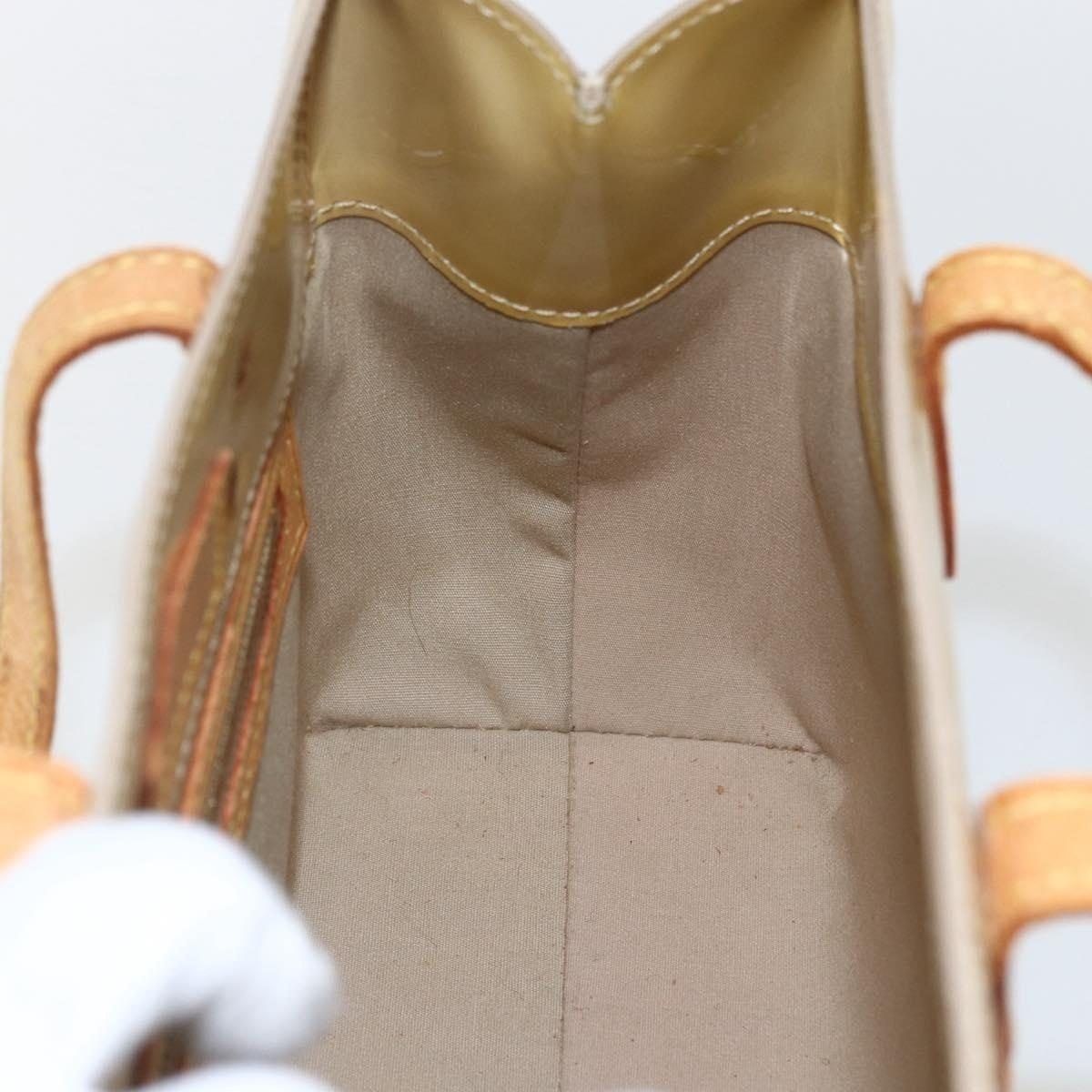 Louis Vuitton Louis Vuitton Monogram Vernis Reade PM Handbag Beige Size ONE SIZE - 6 Thumbnail