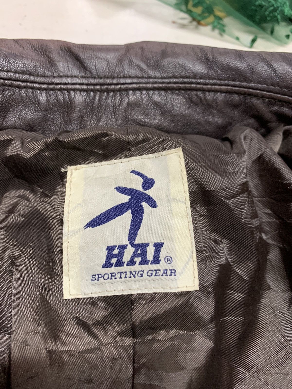 Hai Sporting Gear Vintage 80s brown real leather jacket Size S / US 4 / IT 40 - 15 Thumbnail