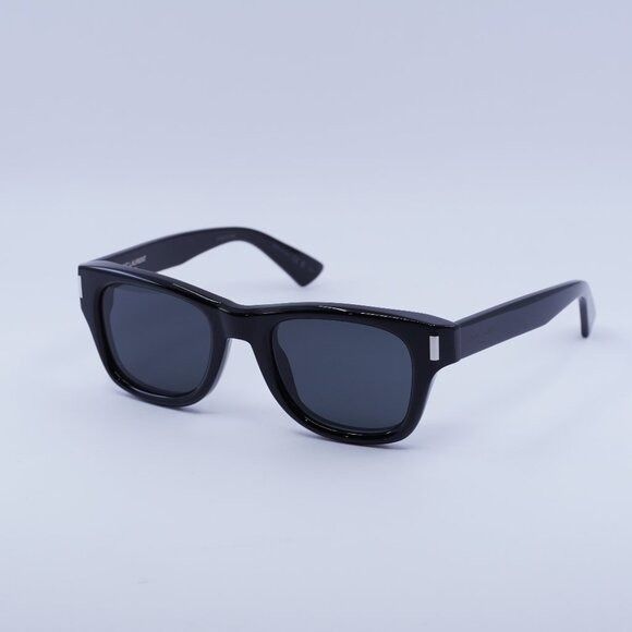 Saint Laurent Paris 🕶️ New Saint Laurent SL801 001 Sunglasses - Shiny Black Size ONE SIZE - 3 Thumbnail