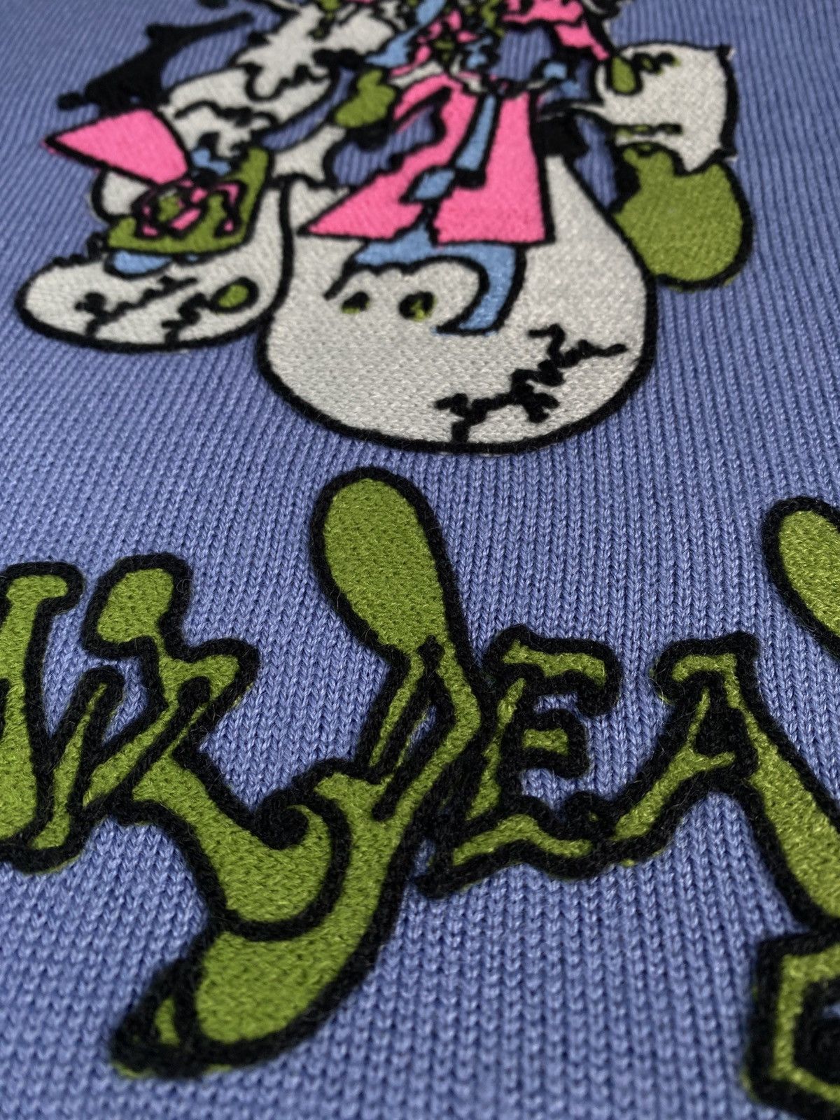 Brain Dead BRAIN DEAD CYBER BUNNY SWEATER-BLUE Size US M / EU 48-50 / 2 - 3 Thumbnail