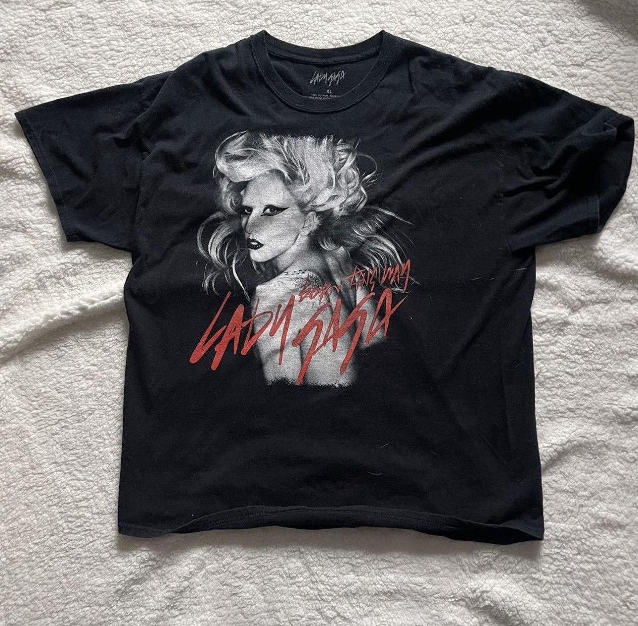 Urban Outfitters Y2K lady Gaga 2011 concert born this way grunge pop shirt Size US XL / EU 56 / 4 - 1 Thumbnail