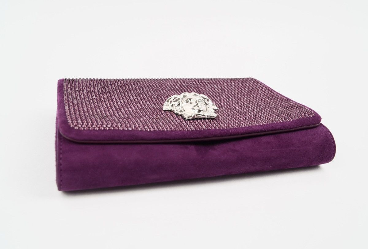 Versace Versace - Palazzo Medusa Chain / Clutch - Swarovski Suede Size ONE SIZE - 4 Thumbnail