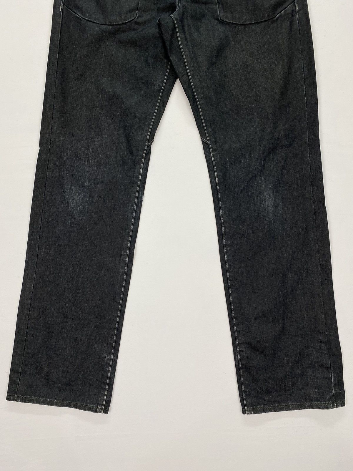 Japanese Brand UJ Distressed Waxed Jeans Size US 30 / EU 46 - 7 Thumbnail
