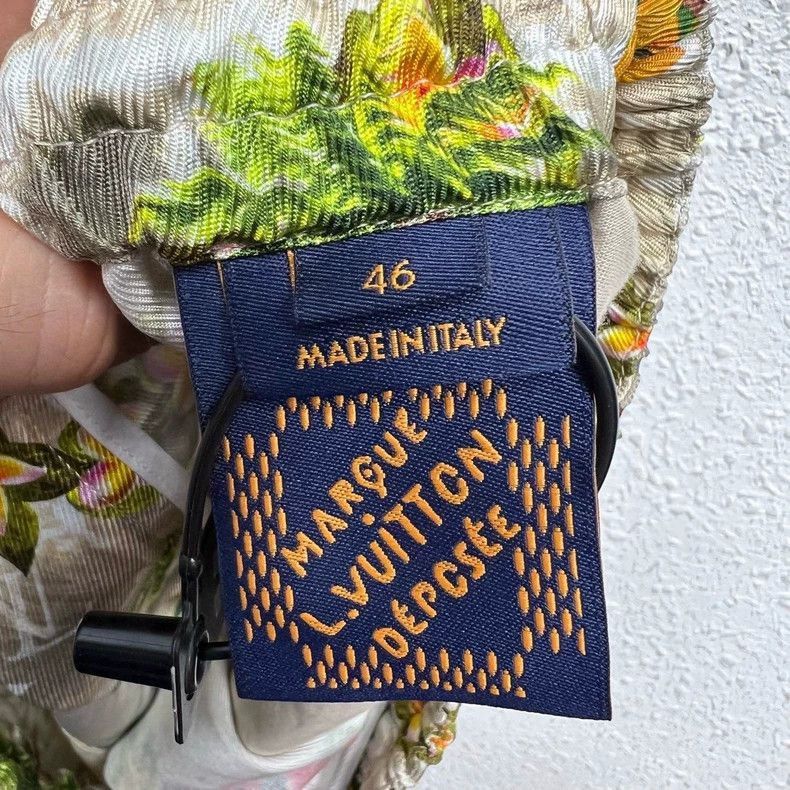 Louis Vuitton Louis Vuitton Floral Palm Silk Shorts Size US 36 / EU 52 - 4 Thumbnail