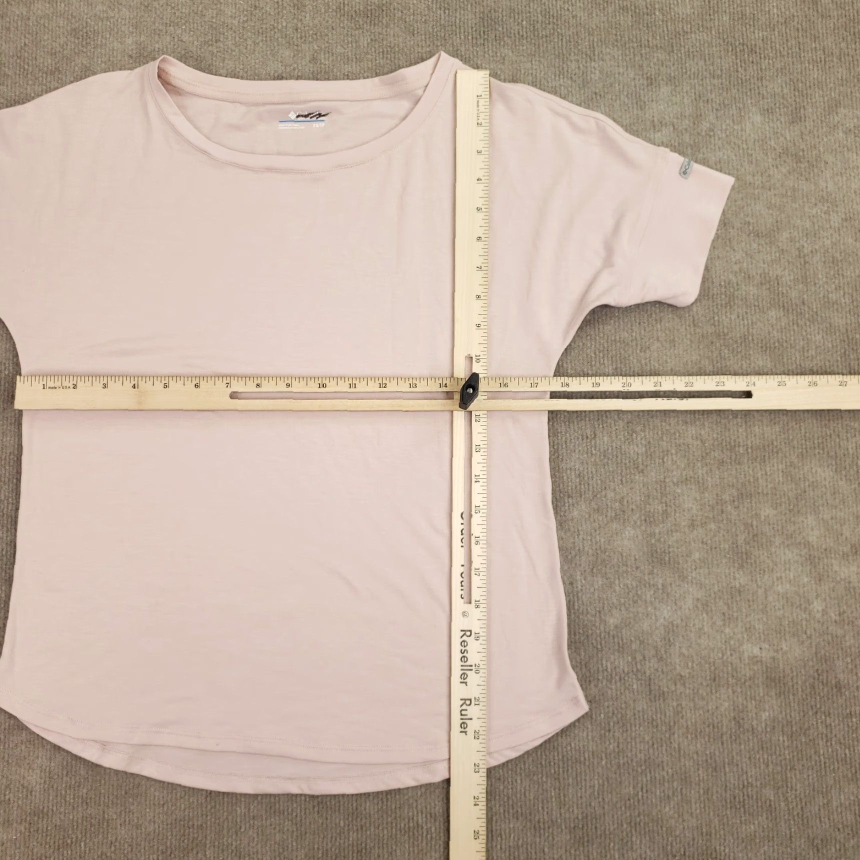 Pinko Columbia T-Shirt Womens Extra Small Pink Short Sleeve Moisture Wicking Size XS / US 0-2 / IT 36-38 - 2 Thumbnail