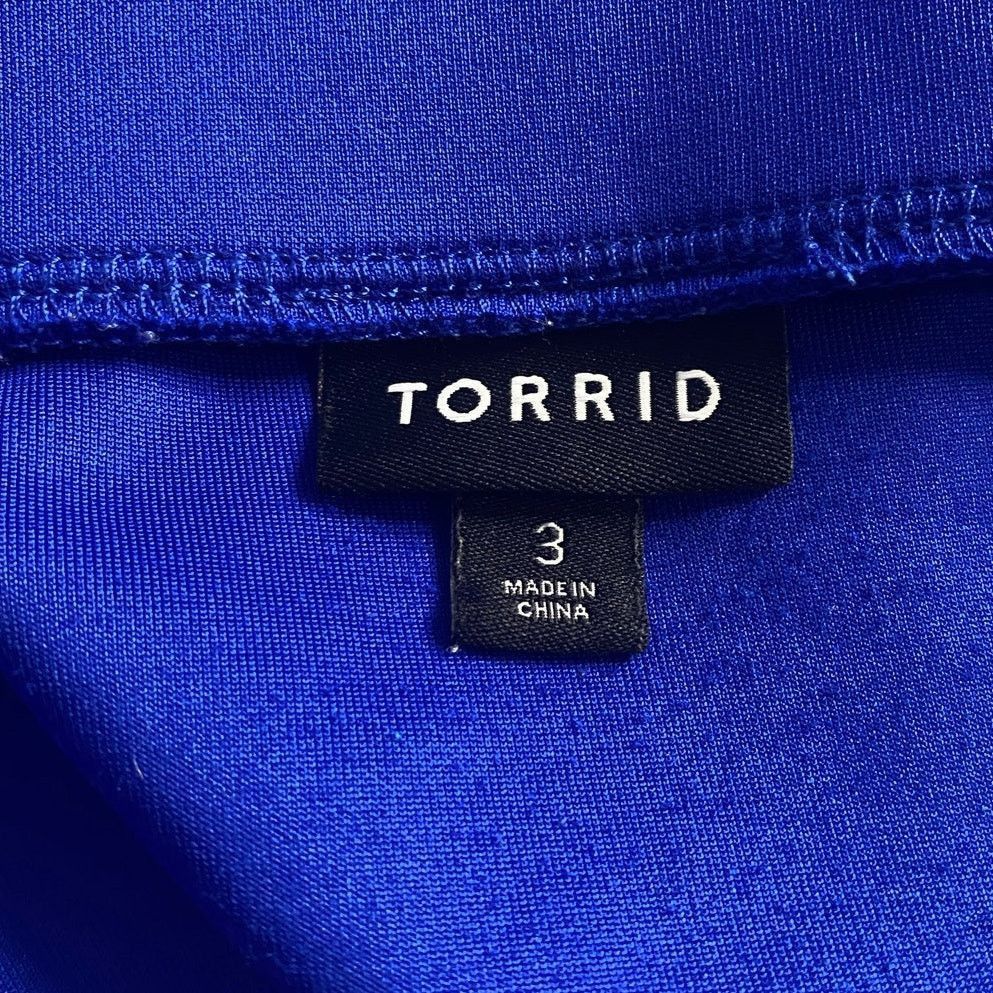 Other Y2K Royal Blue Skater Skirt Torrid Plus Size 3 Pockets Size 42" / US 20 - 3 Thumbnail