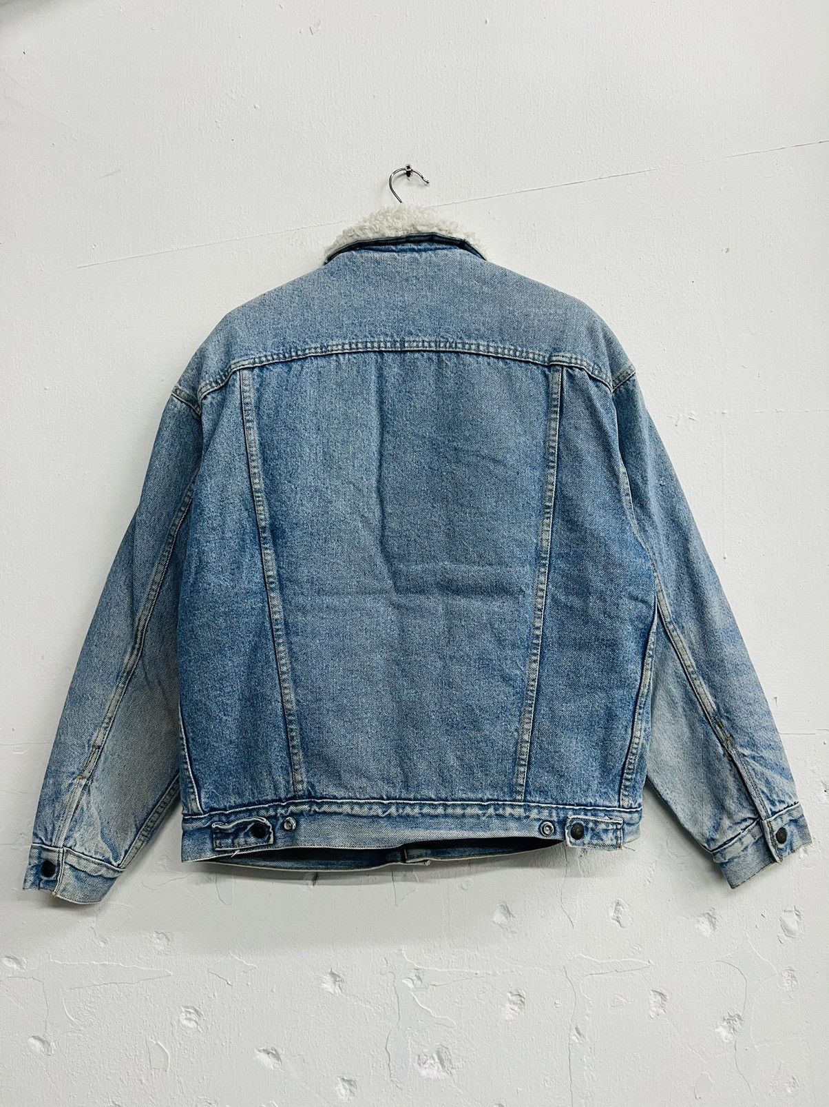 Levi's × Levi's Vintage Clothing × Vintage Vintage 80s Levis Sherpa Lined Trucker Jacket Size US M / EU 48-50 / 2 - 19 Thumbnail