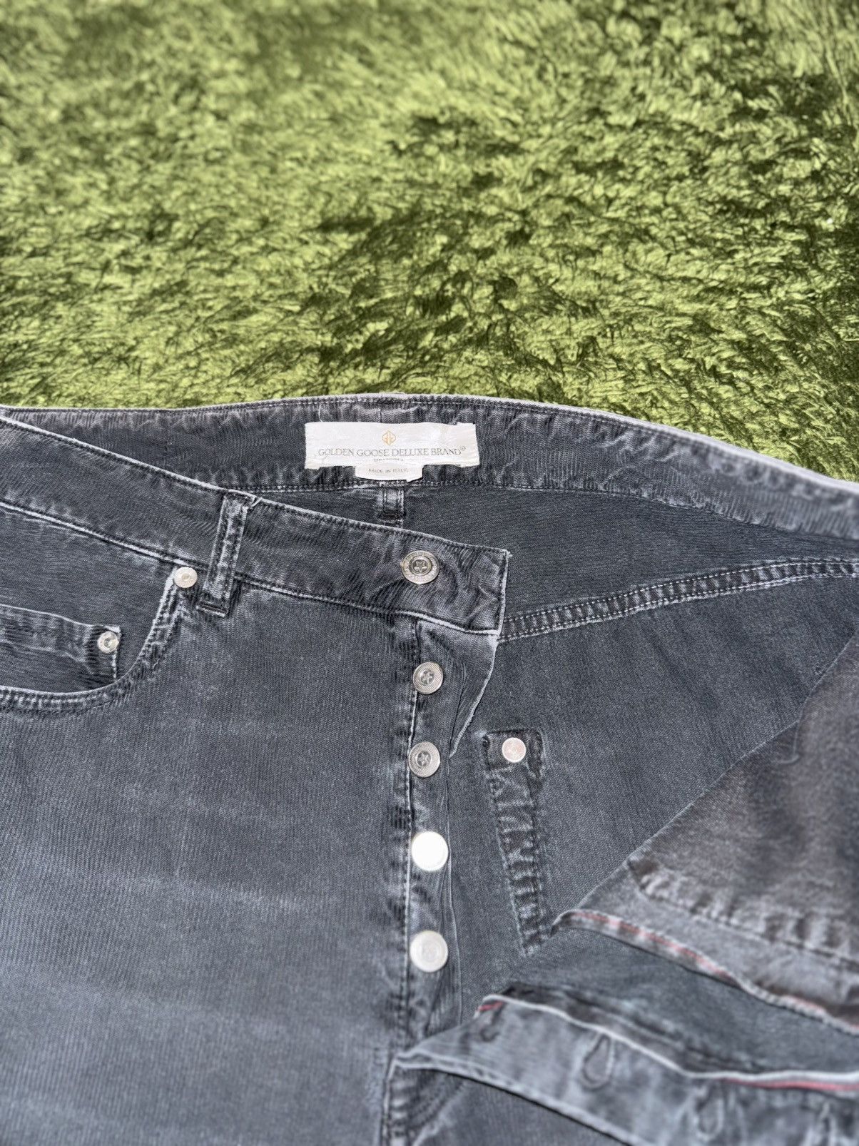 Golden Goose [31] Golden Goose 18AW Washed Cotton Pants (Made in Italy) Size US 31 - 3 Thumbnail