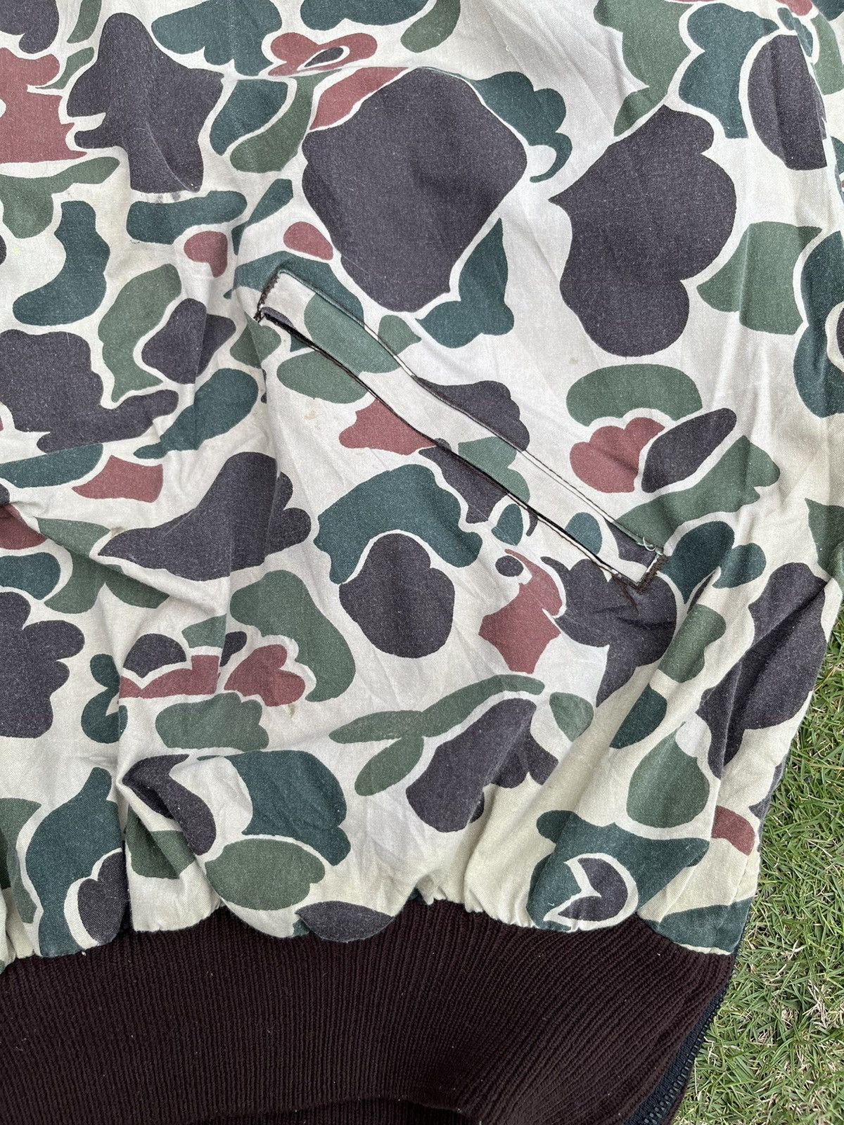 Delong × Vintage RARE Vintage Delong Camouflage Half Zipper Jacket 90s USA Size US XXL / EU 58 / 5 - 6 Thumbnail