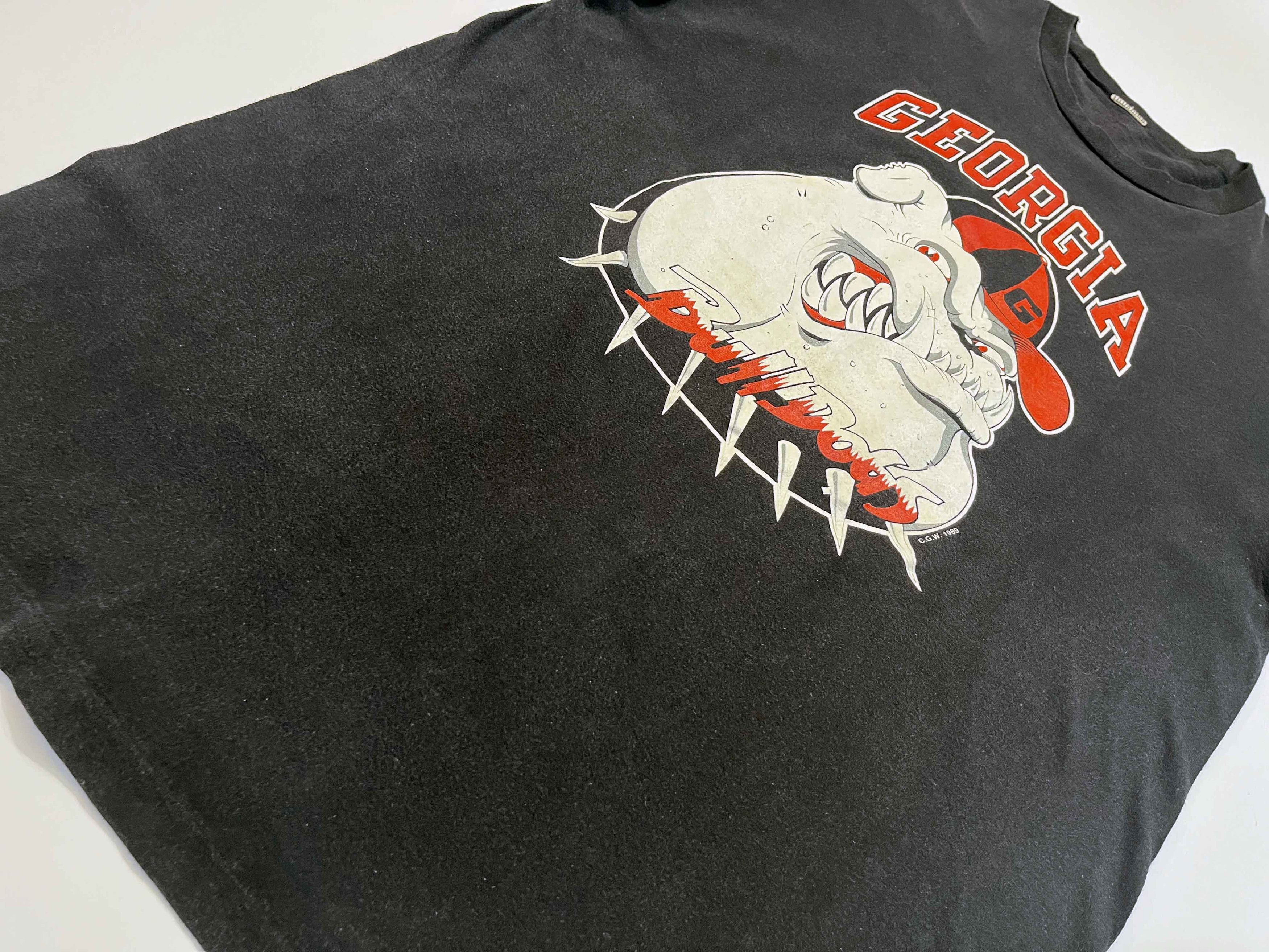 NCAA Vintage 1989 Georgia Bulldogs NCAA Football T-Shirt Size US L / EU 52-54 / 3 - 7 Thumbnail