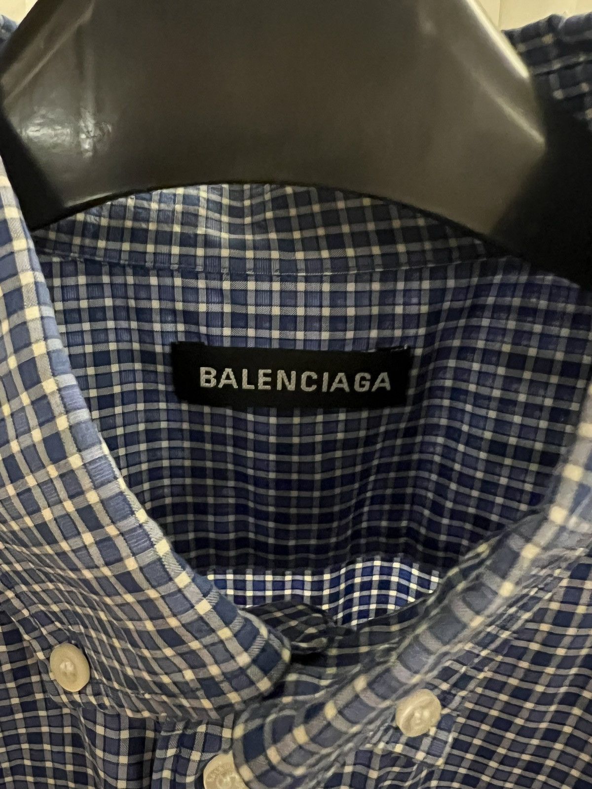 Balenciaga Balenciaga Button-Up Shirt Size US XL / EU 56 / 4 - 3 Thumbnail