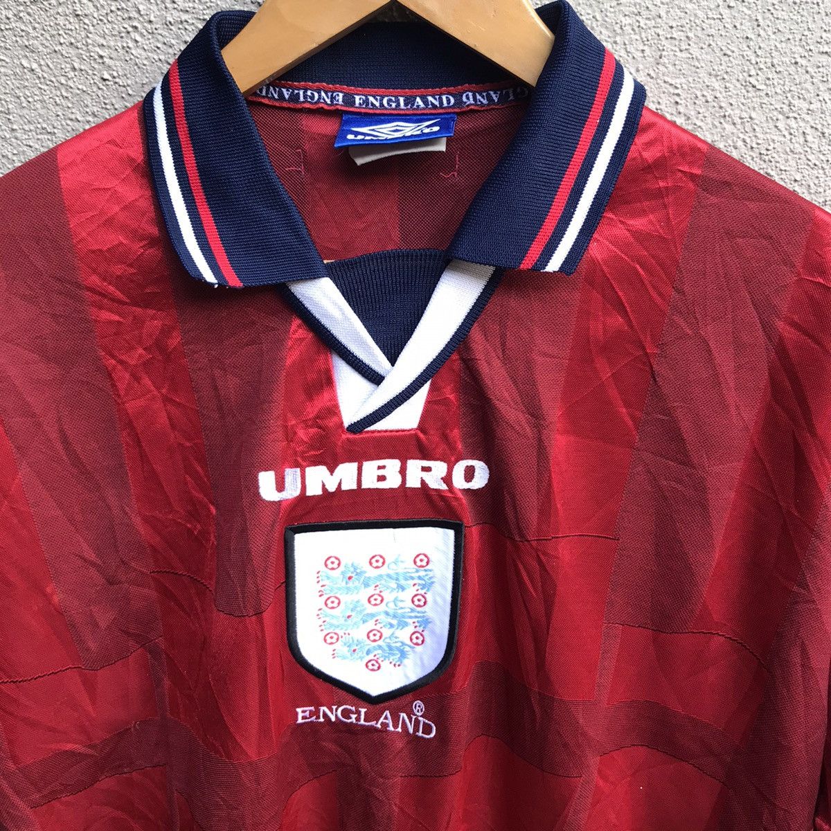 Vintage Vintage ENGLAND jersey umbro football Size US L / EU 52-54 / 3 - 2 Thumbnail