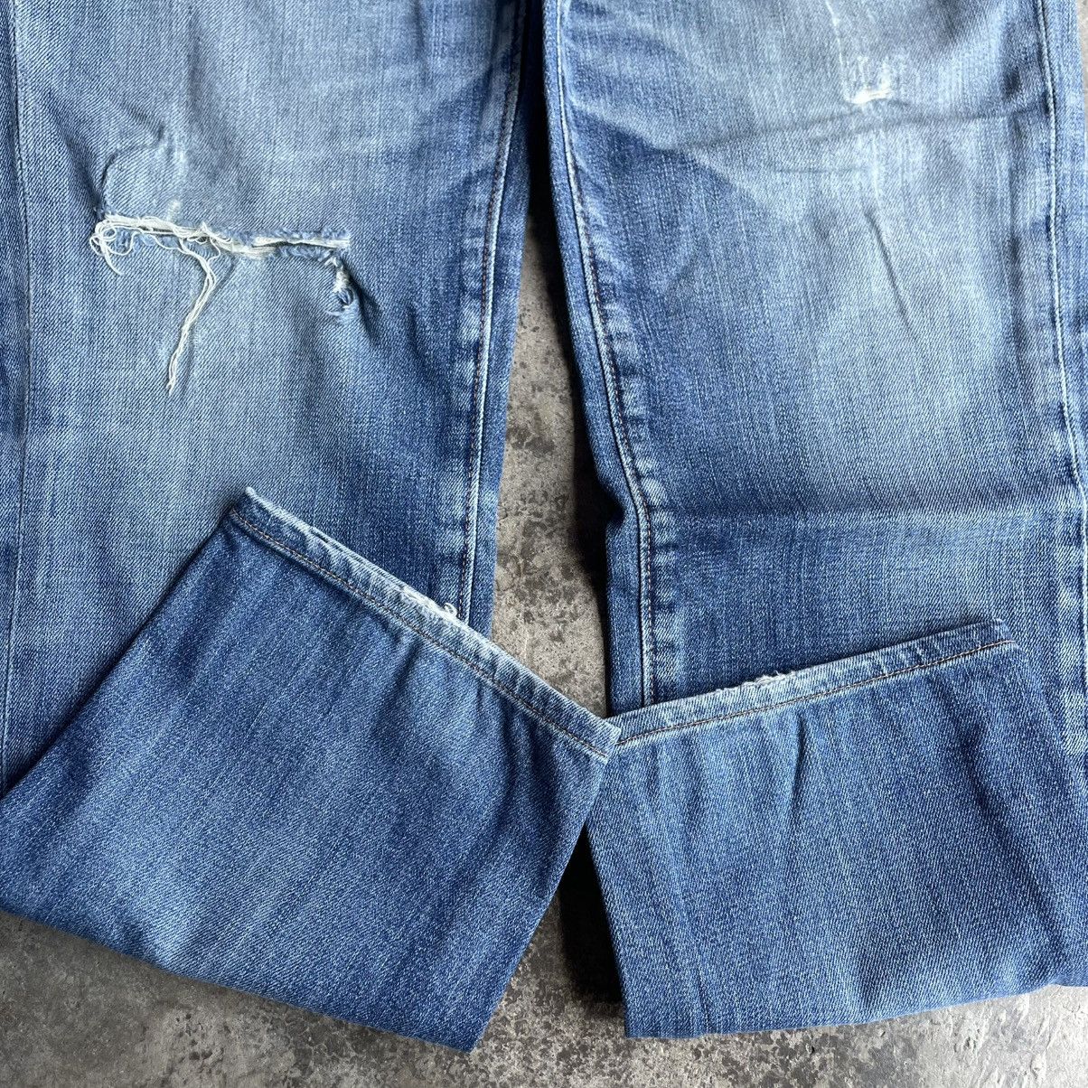 Levi's Vintage Clothing 🔥Vintage Levis 511 Stoned Washed Ripped Distress Denim Jeans Size US 30 / EU 46 - 7 Thumbnail