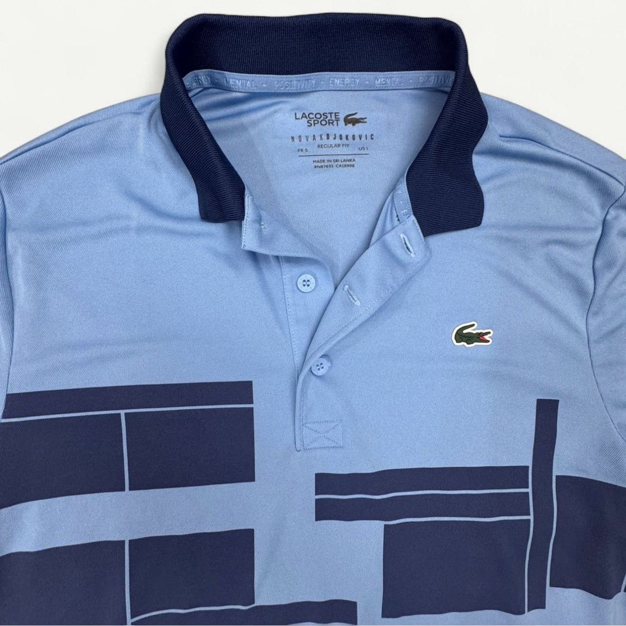 Lacoste Lacoste Sport x Novak Djokovic Court Polo Blue Color block L Size US L / EU 52-54 / 3 - 2 Thumbnail