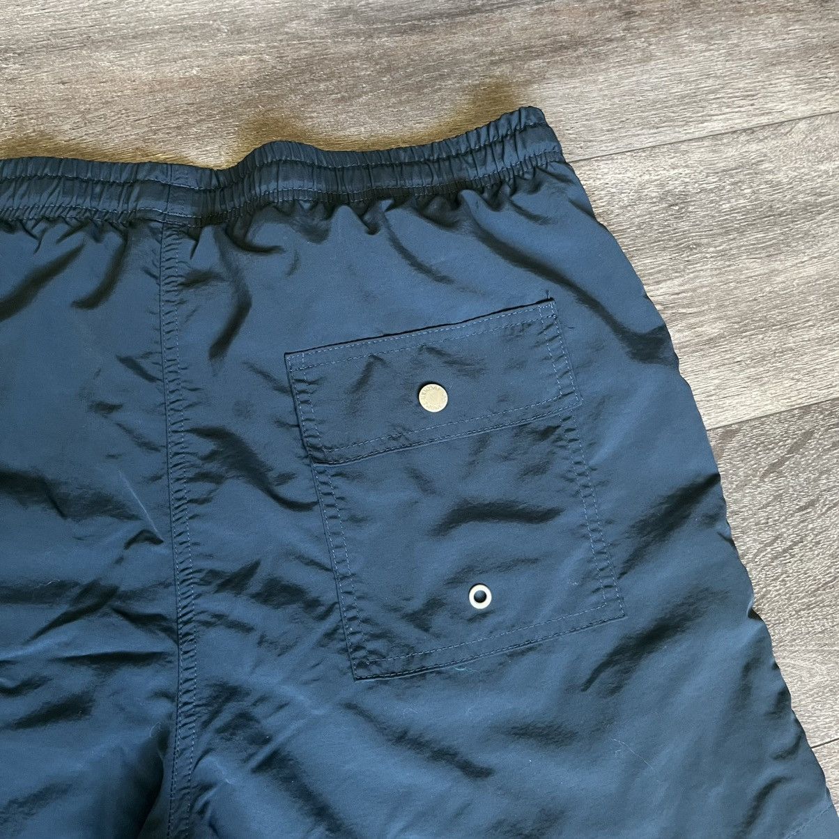 Bather Bather Solid Brine Blue Swim Trunks Board Shorts Size XL Size US 36 / EU 52 - 3 Thumbnail