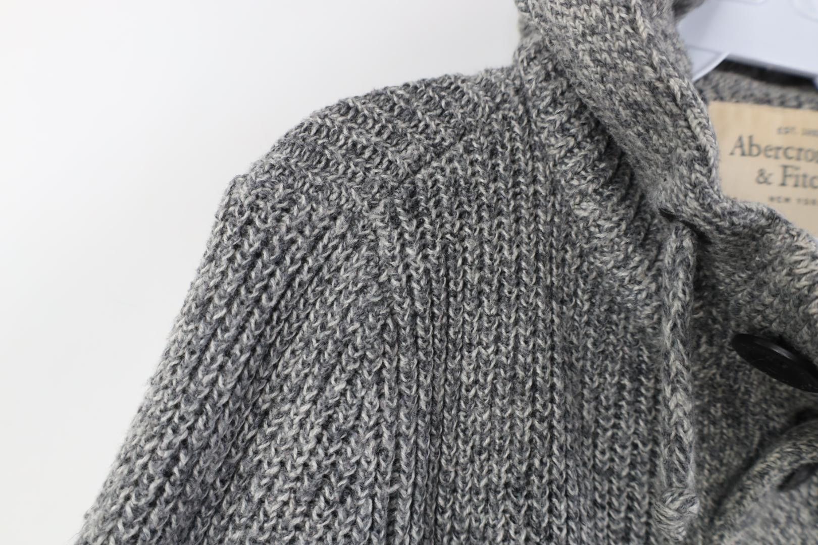 Abercrombie & Fitch Vintage 90s Y2k Abercrombie & Fitch Ribbed Hoodie Sweater Size US S / EU 44-46 / 1 - 7 Thumbnail