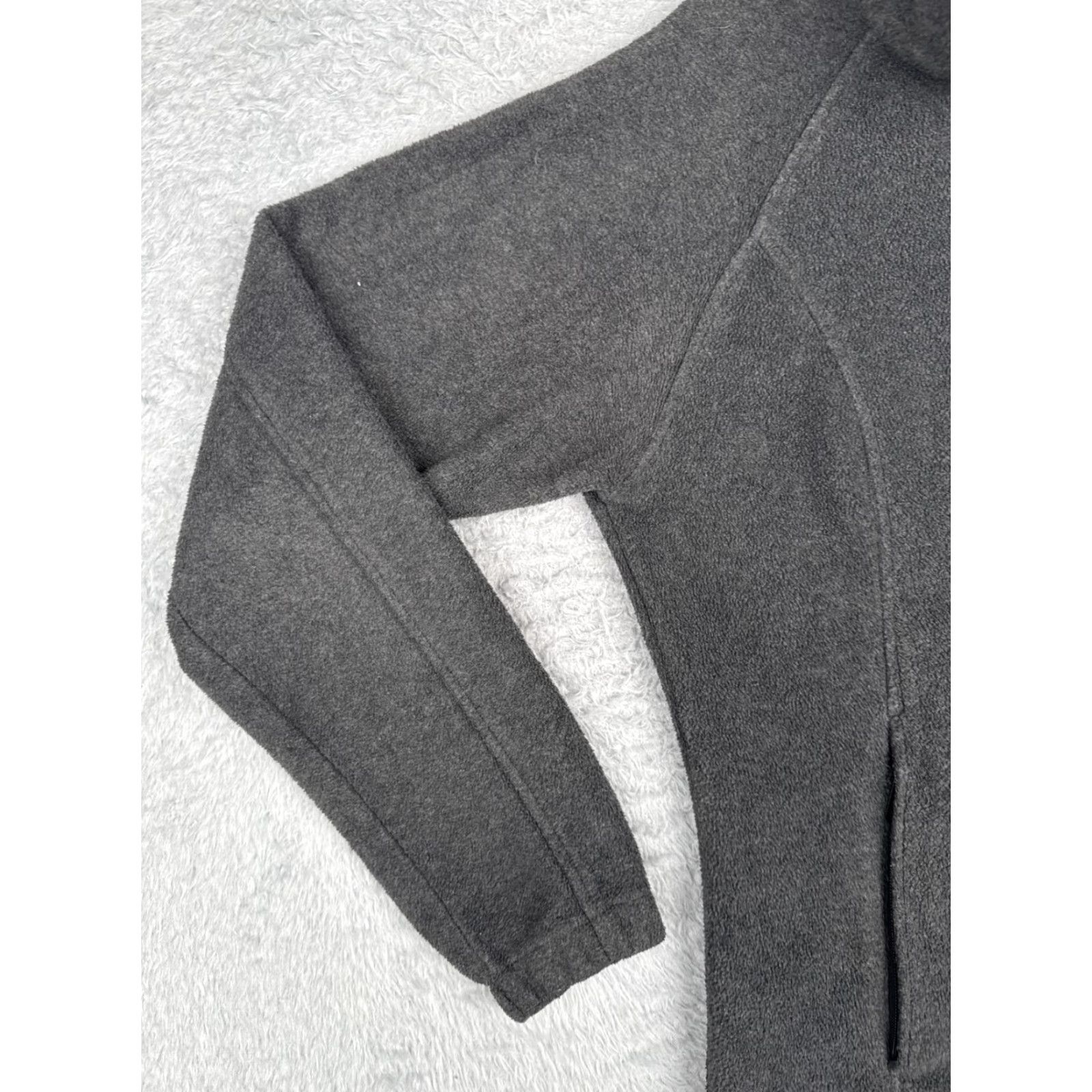 Vintage Columbia Jacket Womens Large Gray Full Zip Fleece Pockets Mock Neck Polyester Outdoor Casual Size L / US 10 / IT 46 - 6 Thumbnail