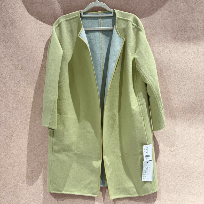 Loro Piana LORO PIANA The fruit wears a double coat in green Size S / US 4 / IT 40 - 1 Thumbnail