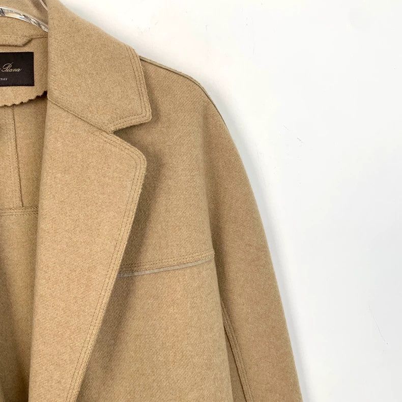 Loro Piana Loro Piana Brown cashmere lapel belt coat 2506-Nextarrow Size S / US 4 / IT 40 - 3 Thumbnail