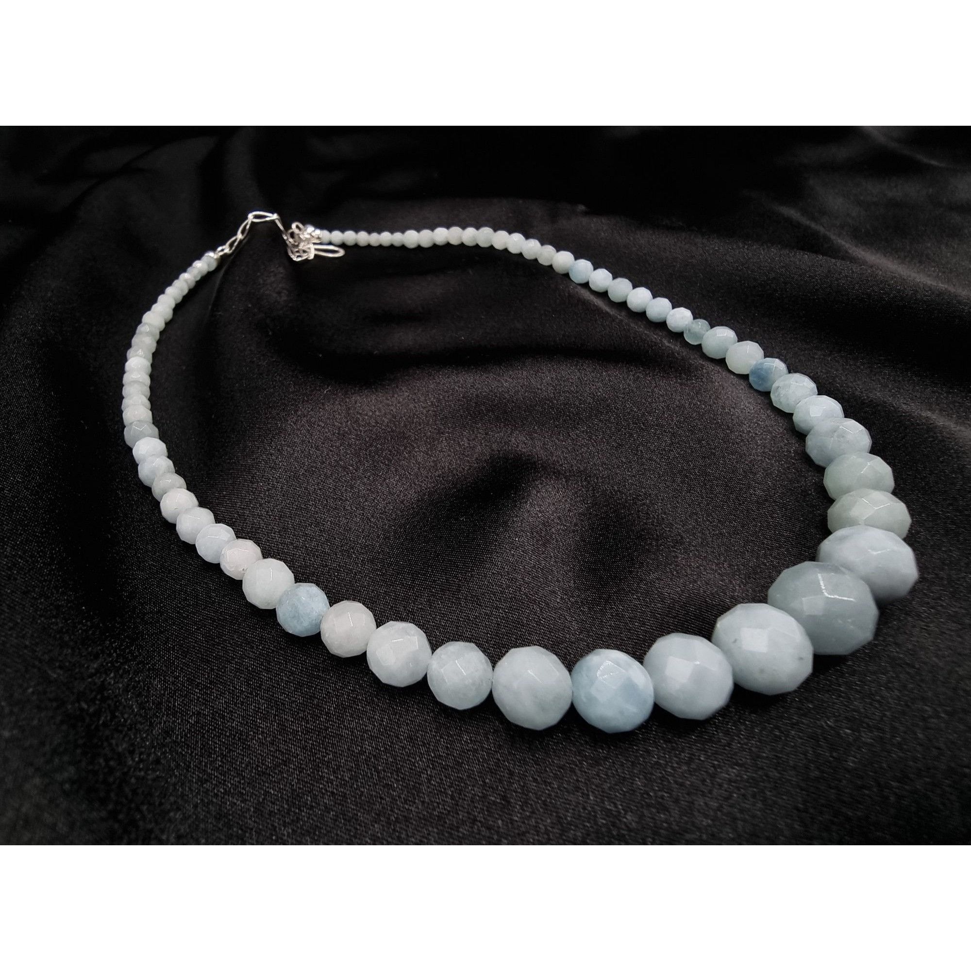 Vintage Jay King Mine Finds Aquamarine Necklace With 925 Sterling Si Size ONE SIZE - 4 Thumbnail
