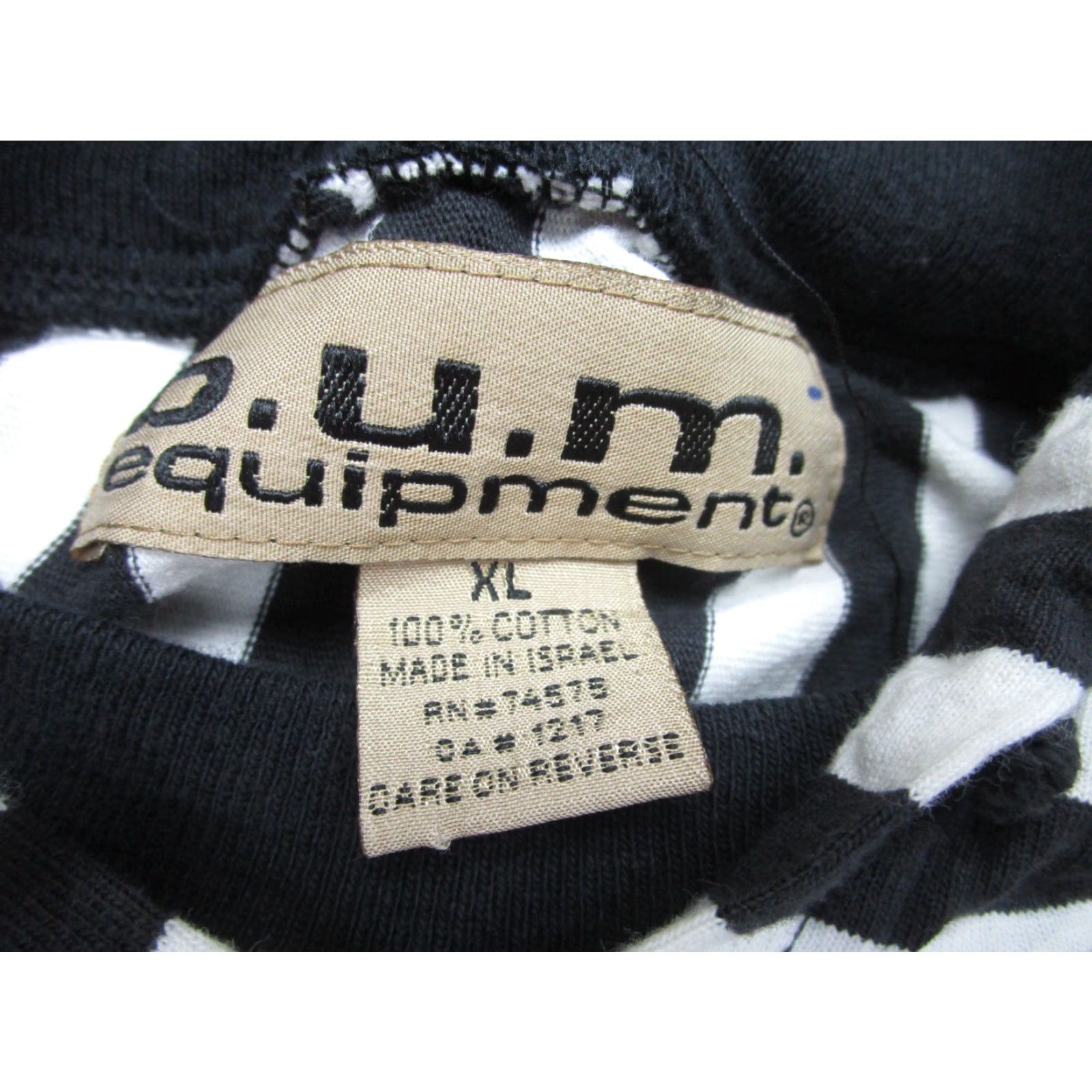 Vintage Beetlejuice 90s Mens XL Vintage Black White Striped Shirt Size US XL / EU 56 / 4 - 7 Thumbnail