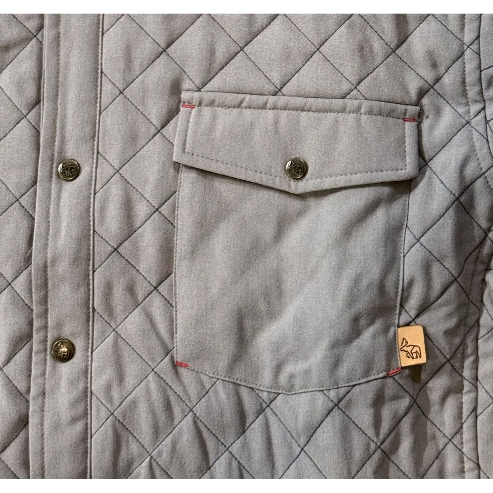 Vintage Western Rise AirLoft Quilted Jacket Large Men’s Jacket Shacket Hiking Gore? No, Brand, Quilted, Insulated, Weathergear, Gray, L Size US L / EU 52-54 / 3 - 4 Thumbnail