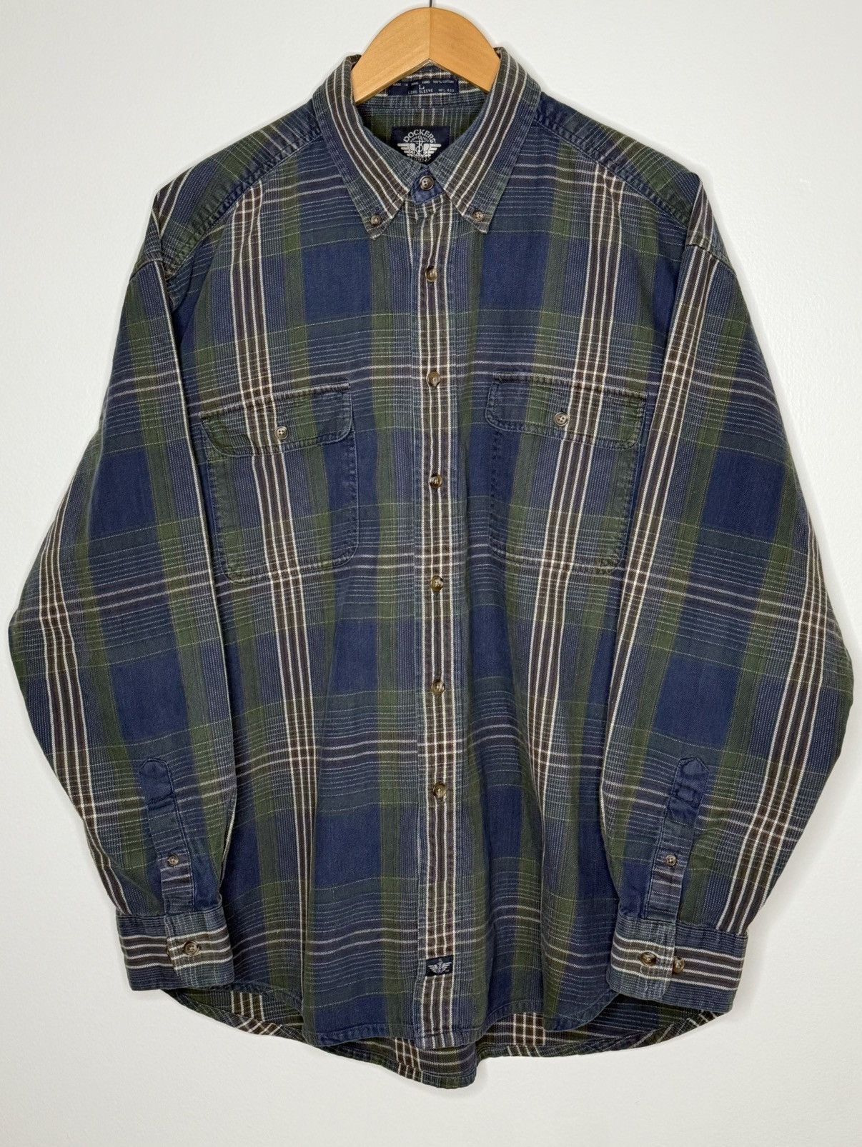 Dockers × Levi's × Vintage Vintage Dockers X Levi’s Plaid Flannel Shirt Size L Oversize Size US L / EU 52-54 / 3 - 1 Thumbnail