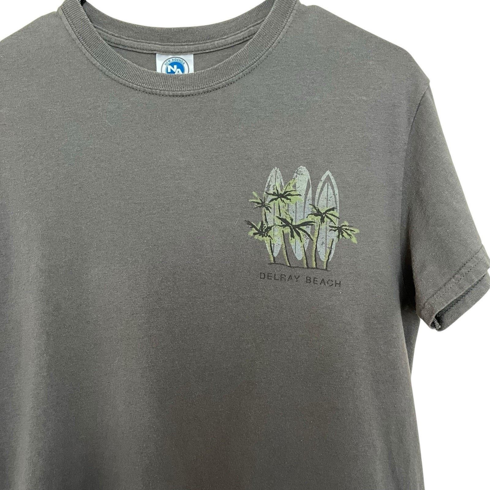 Other New Agenda | Delray Beach Surf Surfboard Tourist Shirt Gray Size US S / EU 44-46 / 1 - 3 Thumbnail
