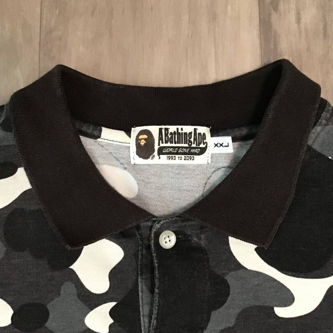Bape 💫Glow in the dark💫 BAPE City Camo Polo Shirt a bathing ape Size US XXL / EU 58 / 5 - 5 Thumbnail