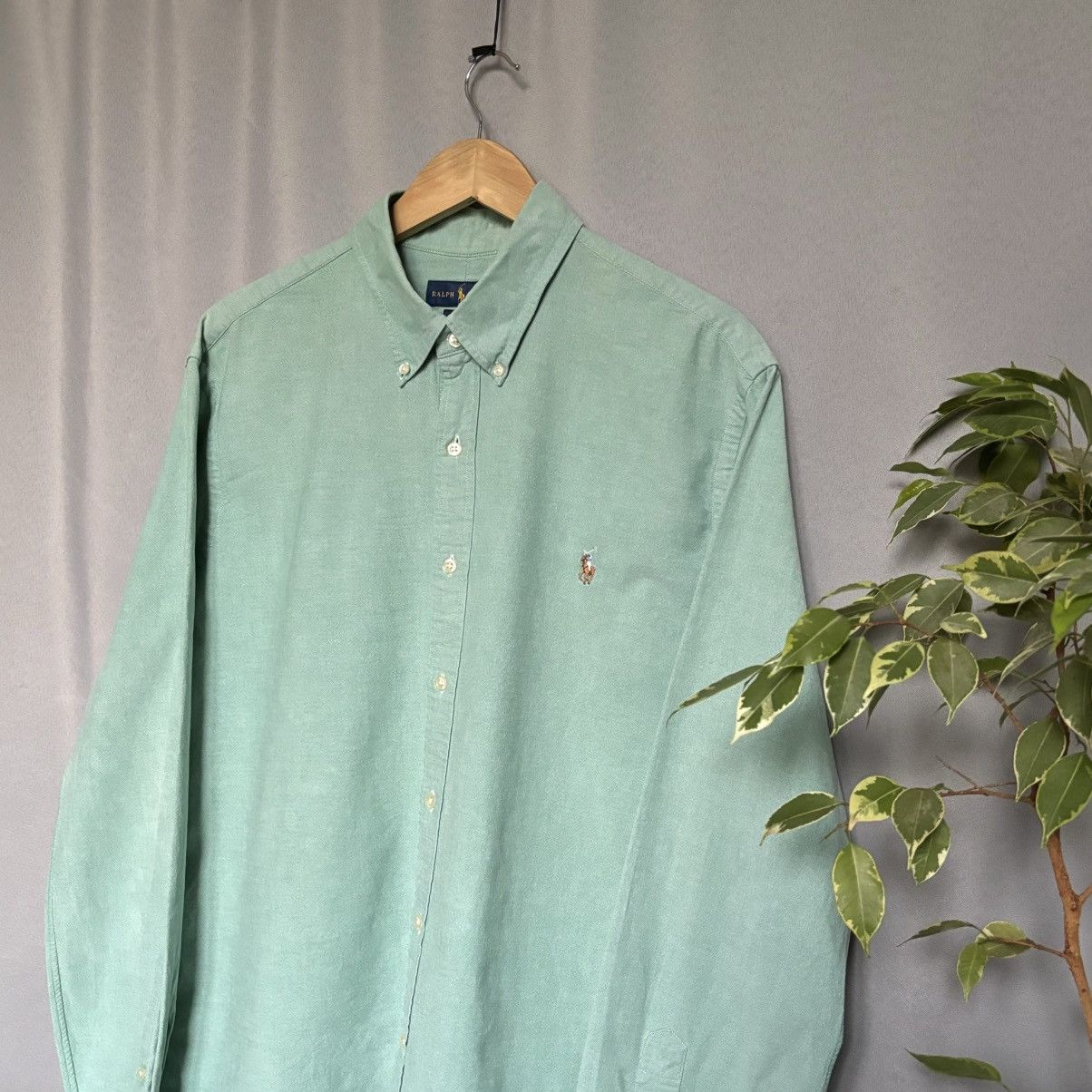 Polo Ralph Lauren Polo Ralph Lauren slim fit stretch oxford xxl green cotton Size US XXL / EU 58 / 5 - 5 Thumbnail