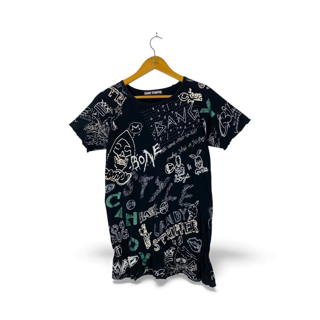 Japanese Brand Candy Stripper Women Tee Size S / US 4 / IT 40 - 1 Thumbnail