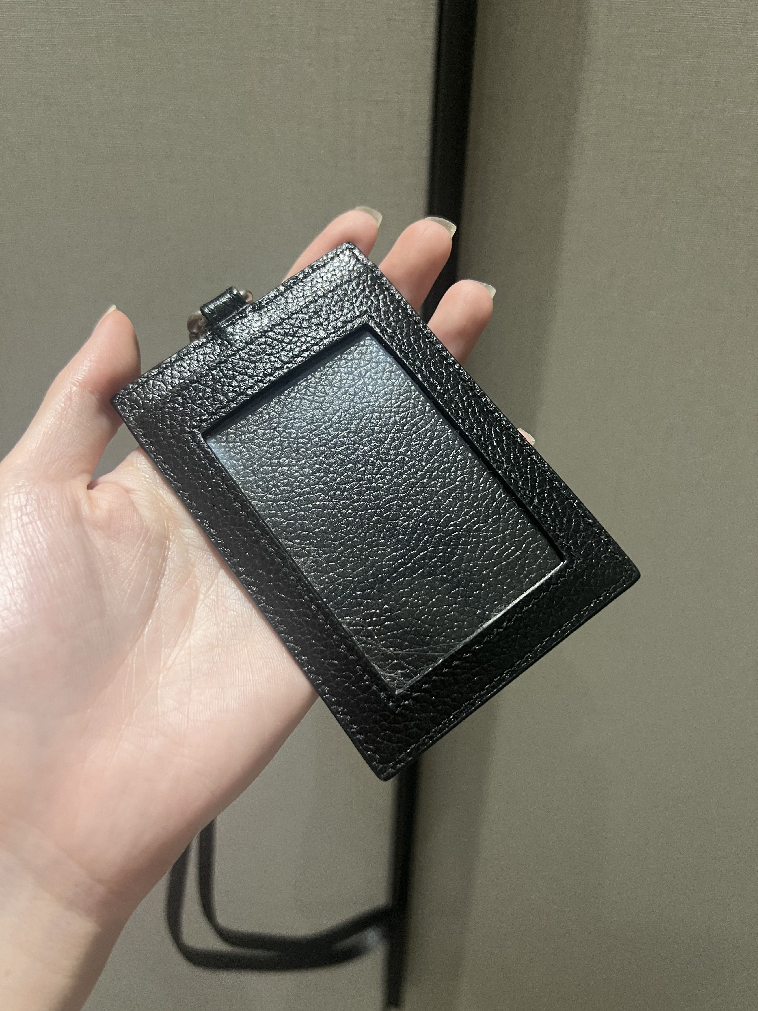 直営店☆BALENCIAGA☆ クロコ型押し CASH CARD & BADGE HOLDER Balenciaga Balenciaga White Logo Black Cash Card and Badge