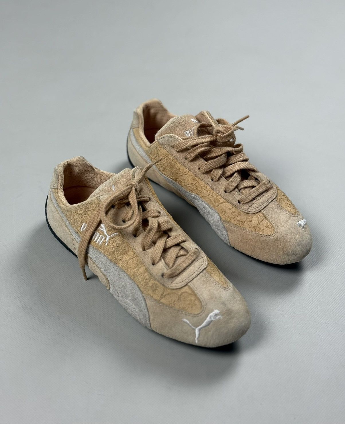 Puma Speedcat Vintage Ladies Suede Low Top Sneakers Shoes