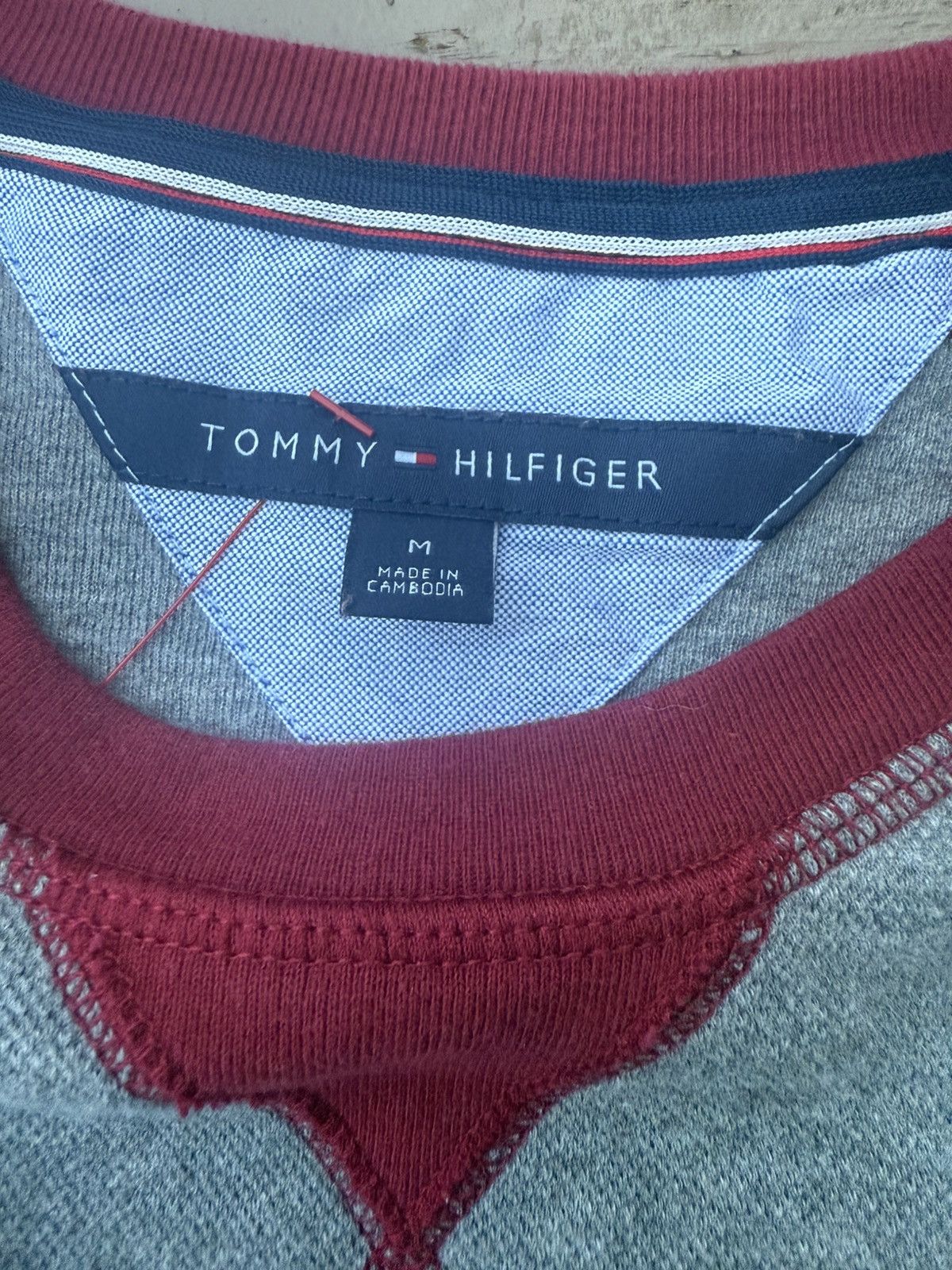 Tommy Hilfiger Tommy Hilfiger Mens Pull Over Sweater Sweatshirt Medium Gray Size US M / EU 48-50 / 2 - 7 Thumbnail