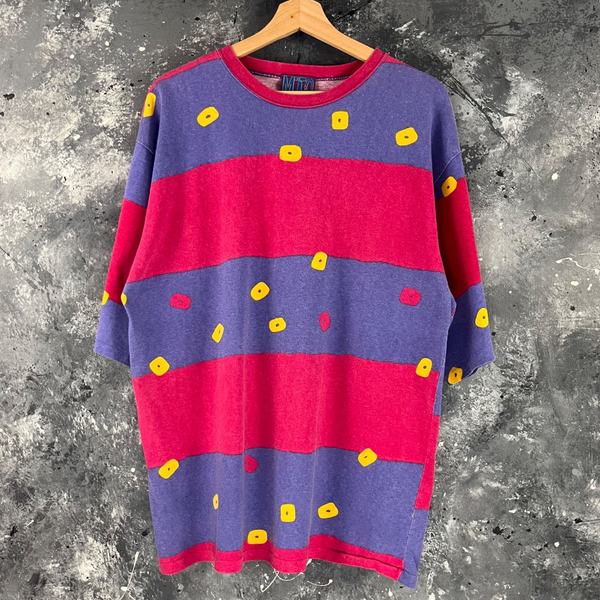 Vintage Vintage 90’s Funky geometric shirt Size US L / EU 52-54 / 3 - 1 Thumbnail