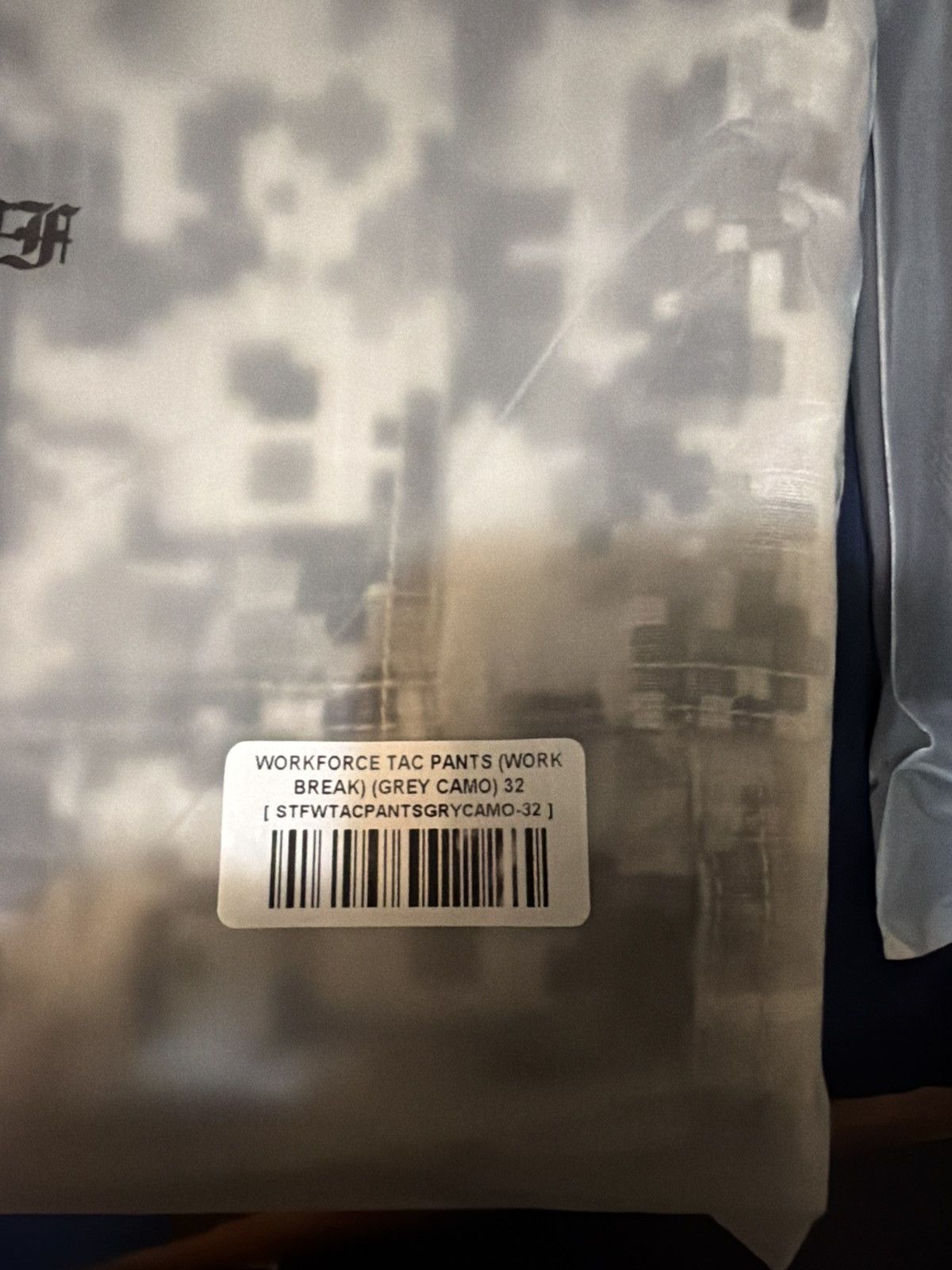 STAFF WORKFORCE Tac Pants (Grey Camo) Size US 32 / EU 48 - 2 Thumbnail