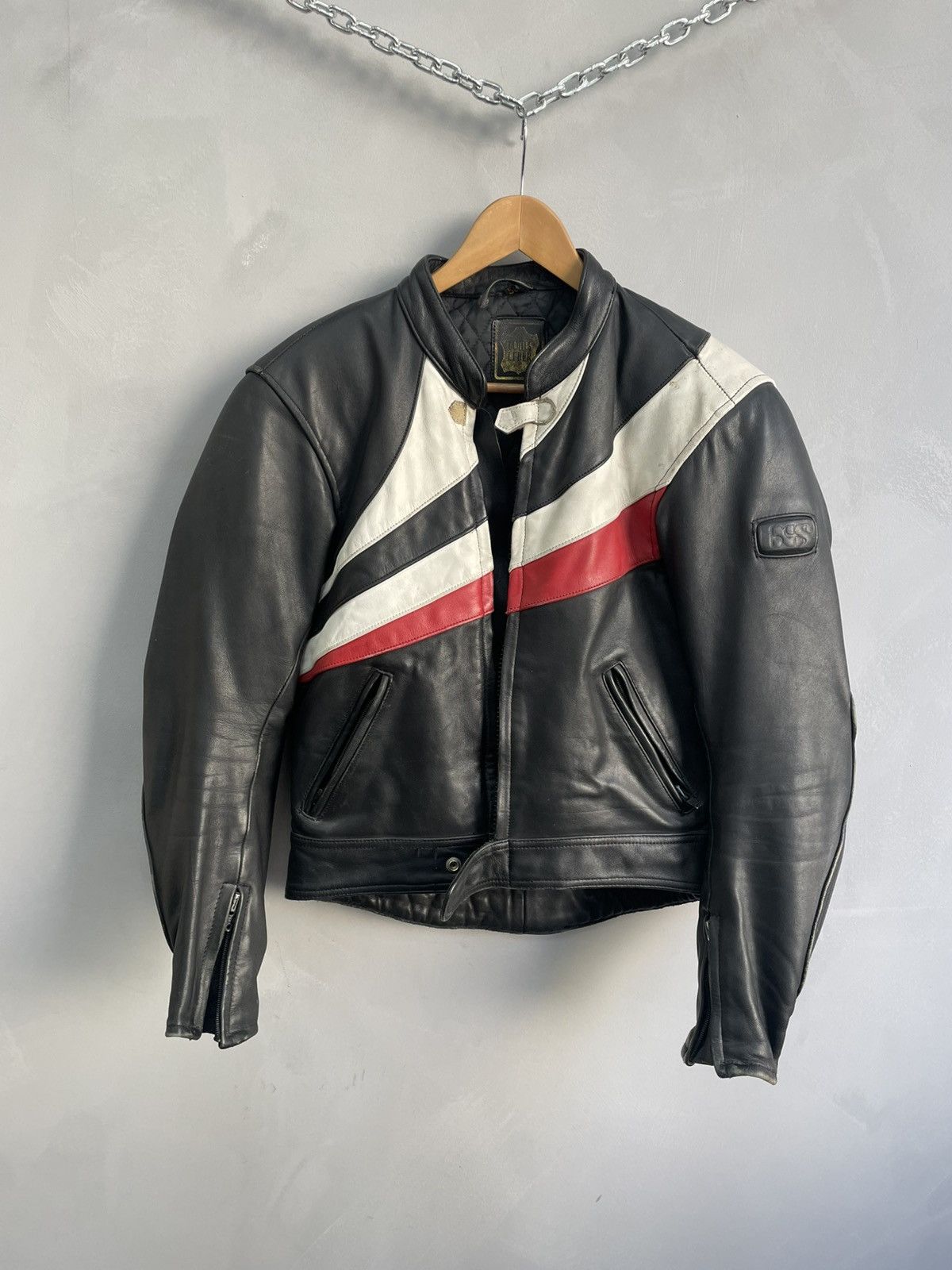 Vintage Genuine Real Leather Cropped Jacket Avant Garde