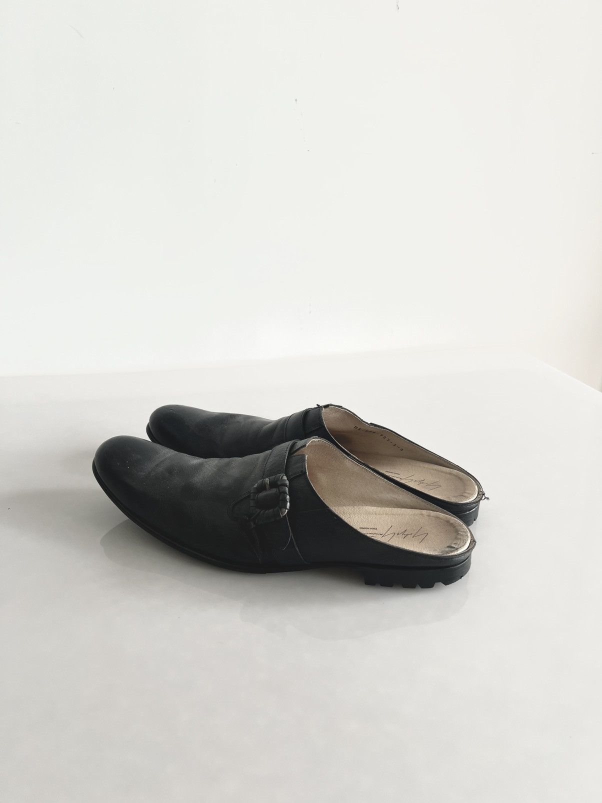 Yohji Yamamoto Yohji Yamamoto Pour HOMME - Cowhide Strap Mule Slippers Size US 8.5 / EU 41-42 - 4 Thumbnail