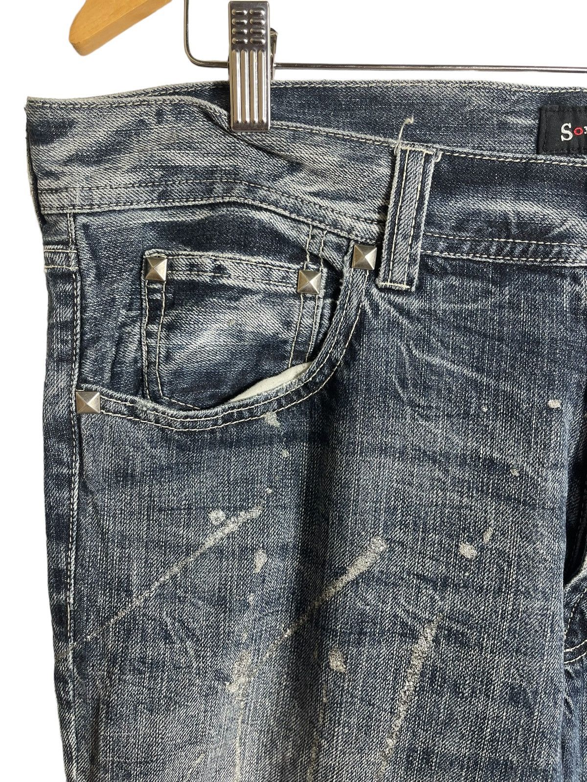 If Six Was Nine Japanese Brand Sorridere skull denime Size US 38 / EU 54 - 3 Thumbnail