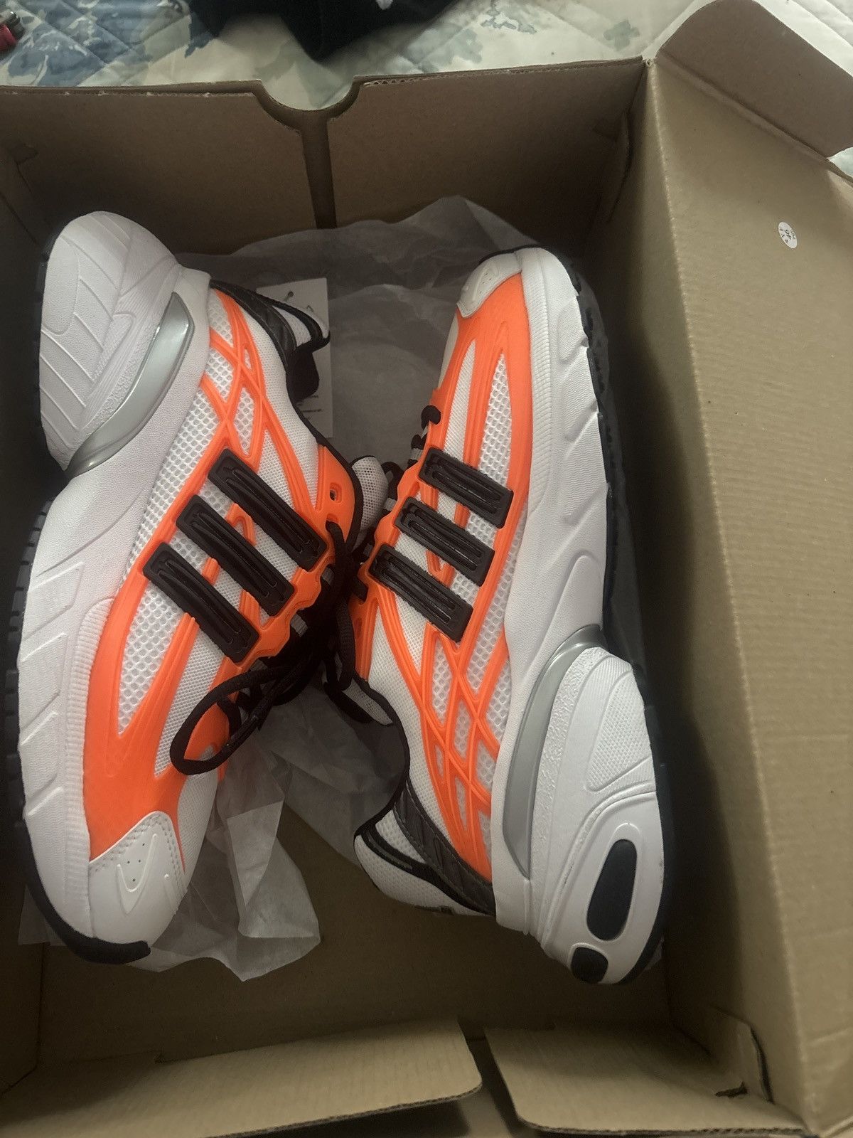 Adidas Orange and white adidstar 2.0 Size US 8 / EU 41 - 7 Thumbnail