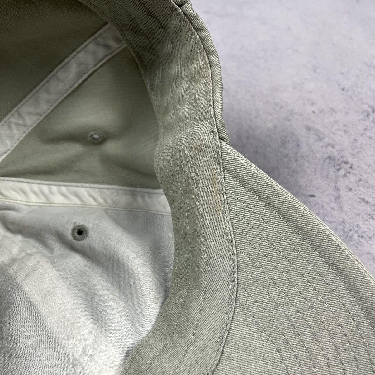 Nike × Vintage Vintage Nike swoosh y2k cream cap 90’s Size ONE SIZE - 10 Thumbnail