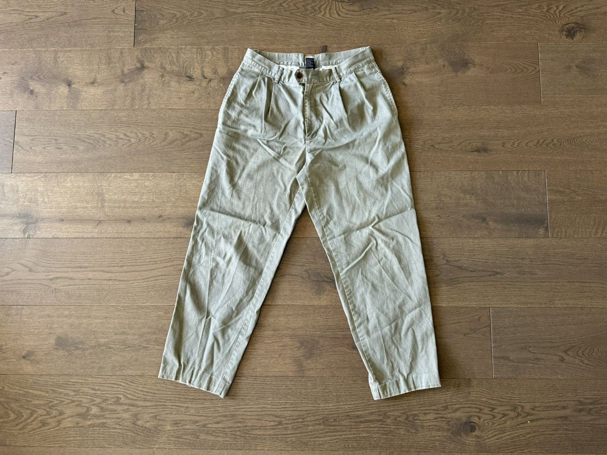 Gant × Vintage GANT Vintage Olive Green Trouser Pants Size US 31 - 1 Thumbnail