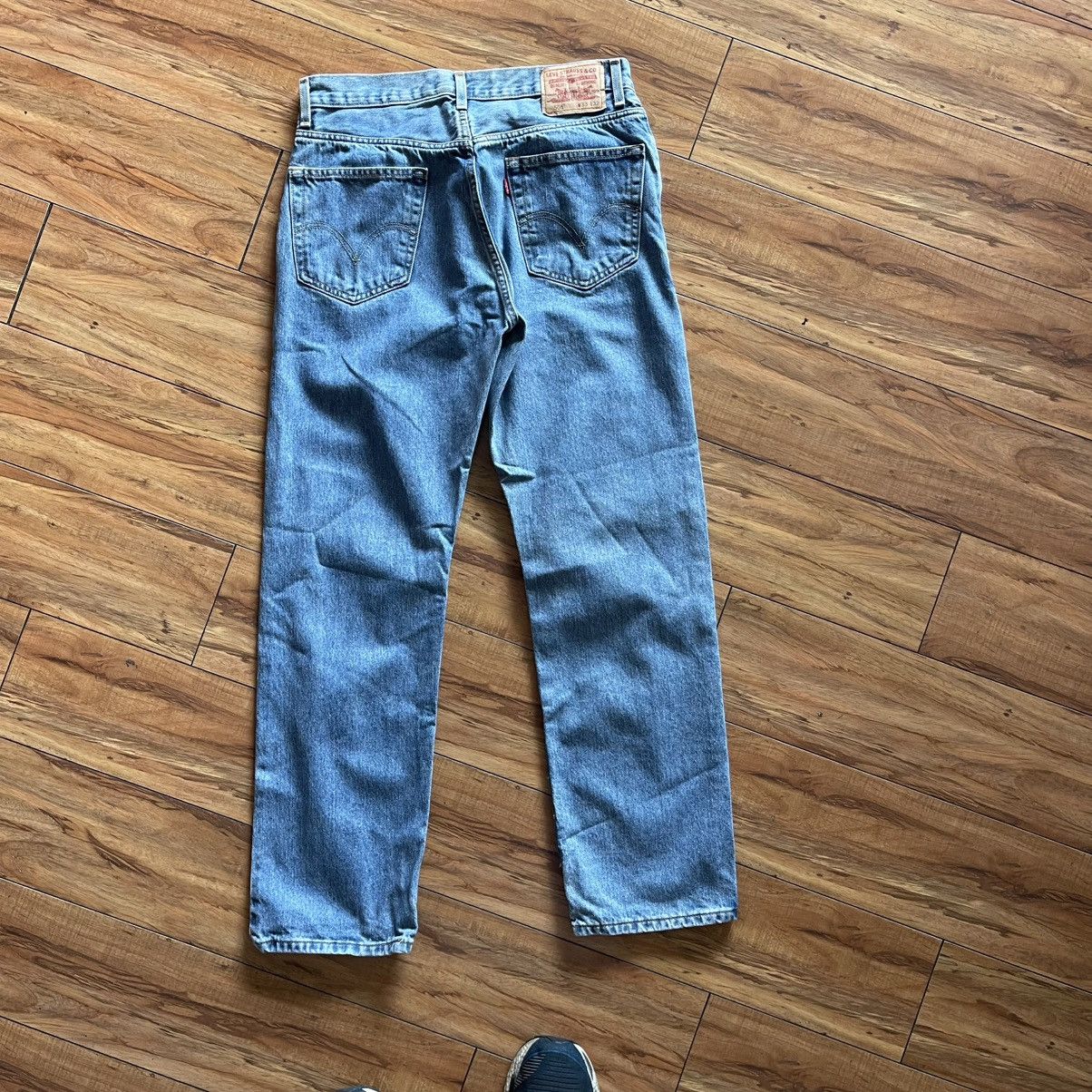 Levi's Levi's 505 Regular Fit Men's Jeans - Blue 33x32 Size US 33 - 6 Thumbnail