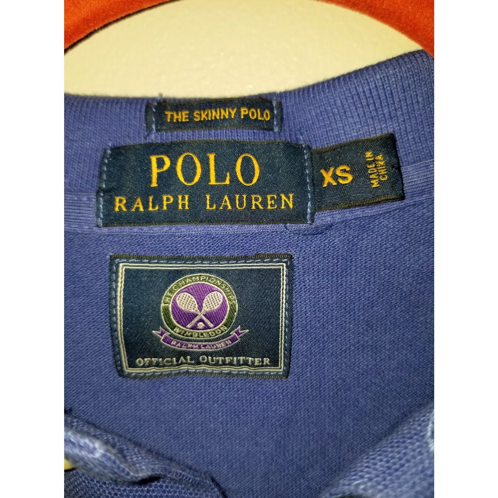 Polo Ralph Lauren Womens XS Polo Ralph Lauren OFFICIAL Wimbledon Graphic Polo Tennis Shirt Polo Shirt Womens XS Wimbledon Graphic Tennis Shirt blue Size XS / US 0-2 / IT 36-38 - 4 Thumbnail