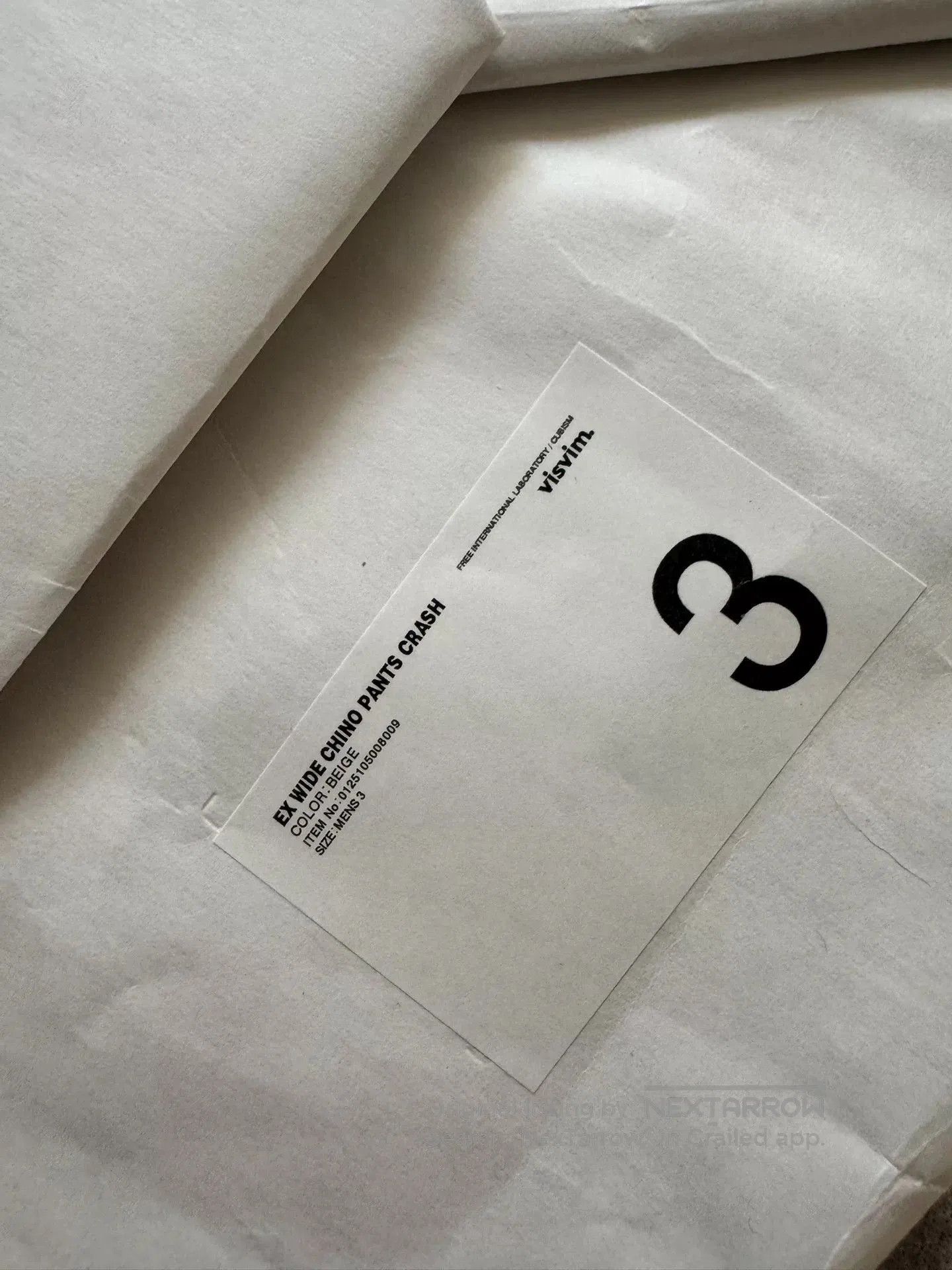 Visvim VISVIM EX WIDE CHINO PANTS CRASH. Size US 28 / EU 44 - 3 Thumbnail
